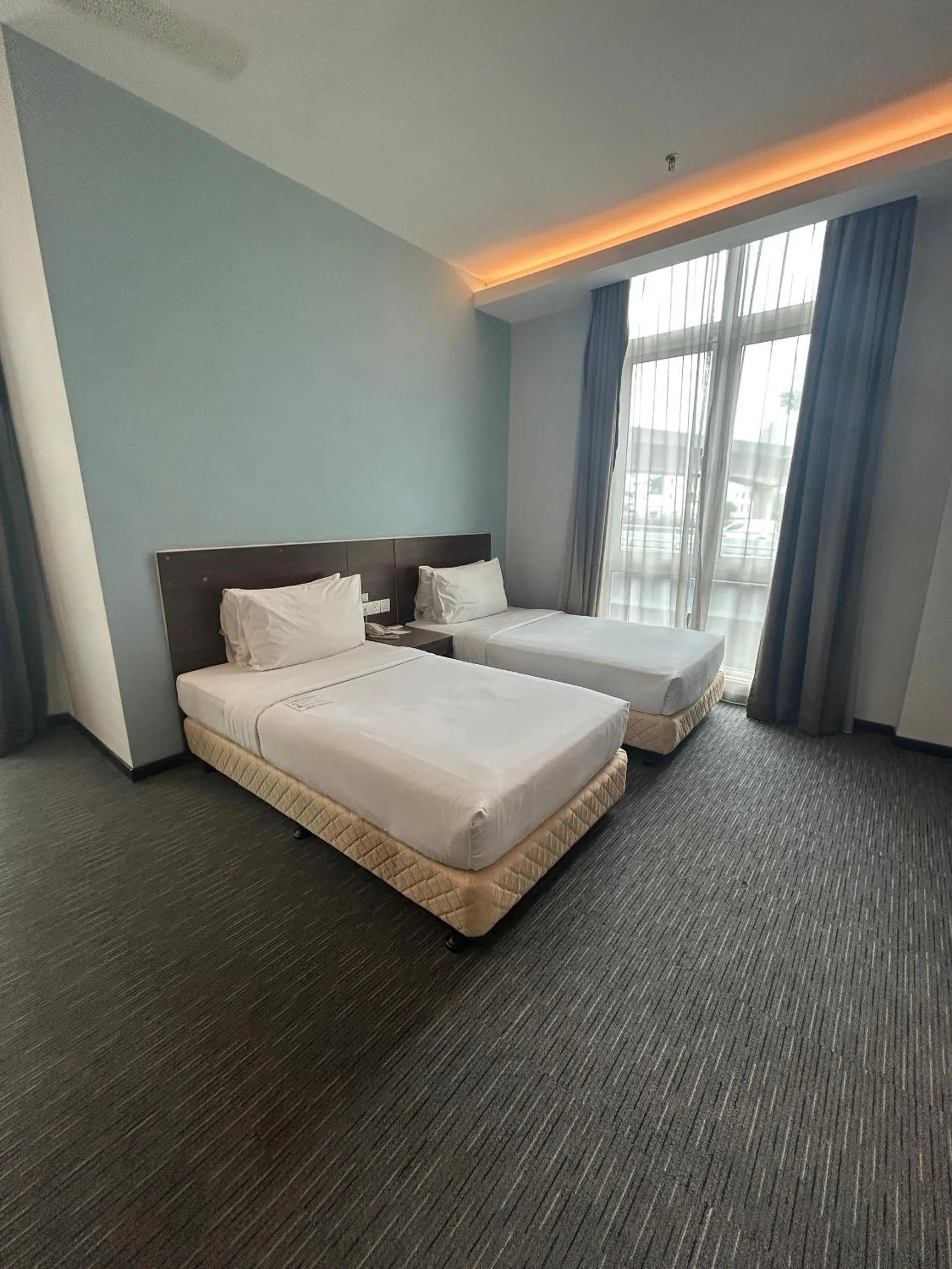 Bed in Scott Hotel KL Sentral