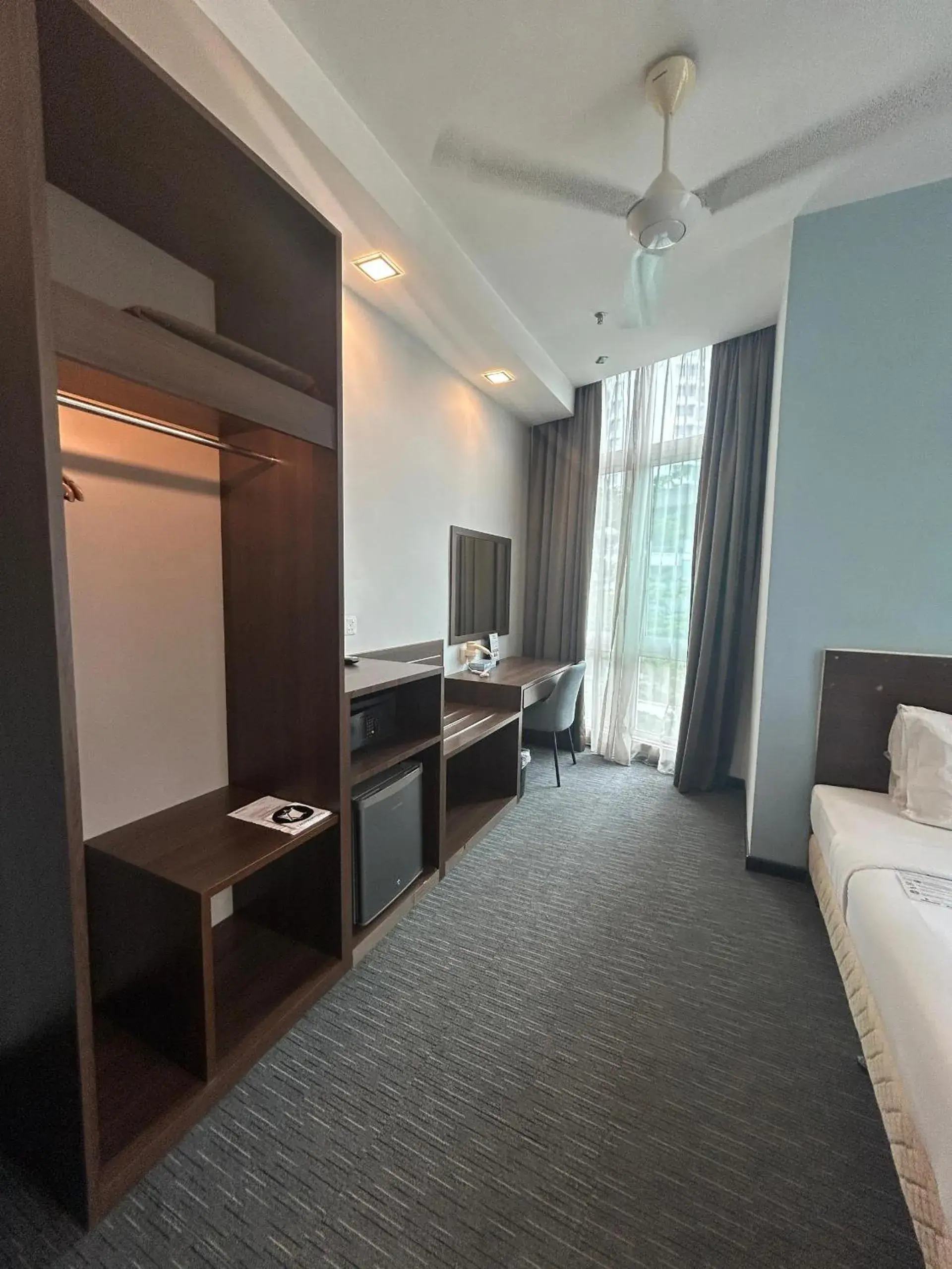 wardrobe, Bed in Scott Hotel KL Sentral wardrobe, Bed in Scott Hotel KL Sentral