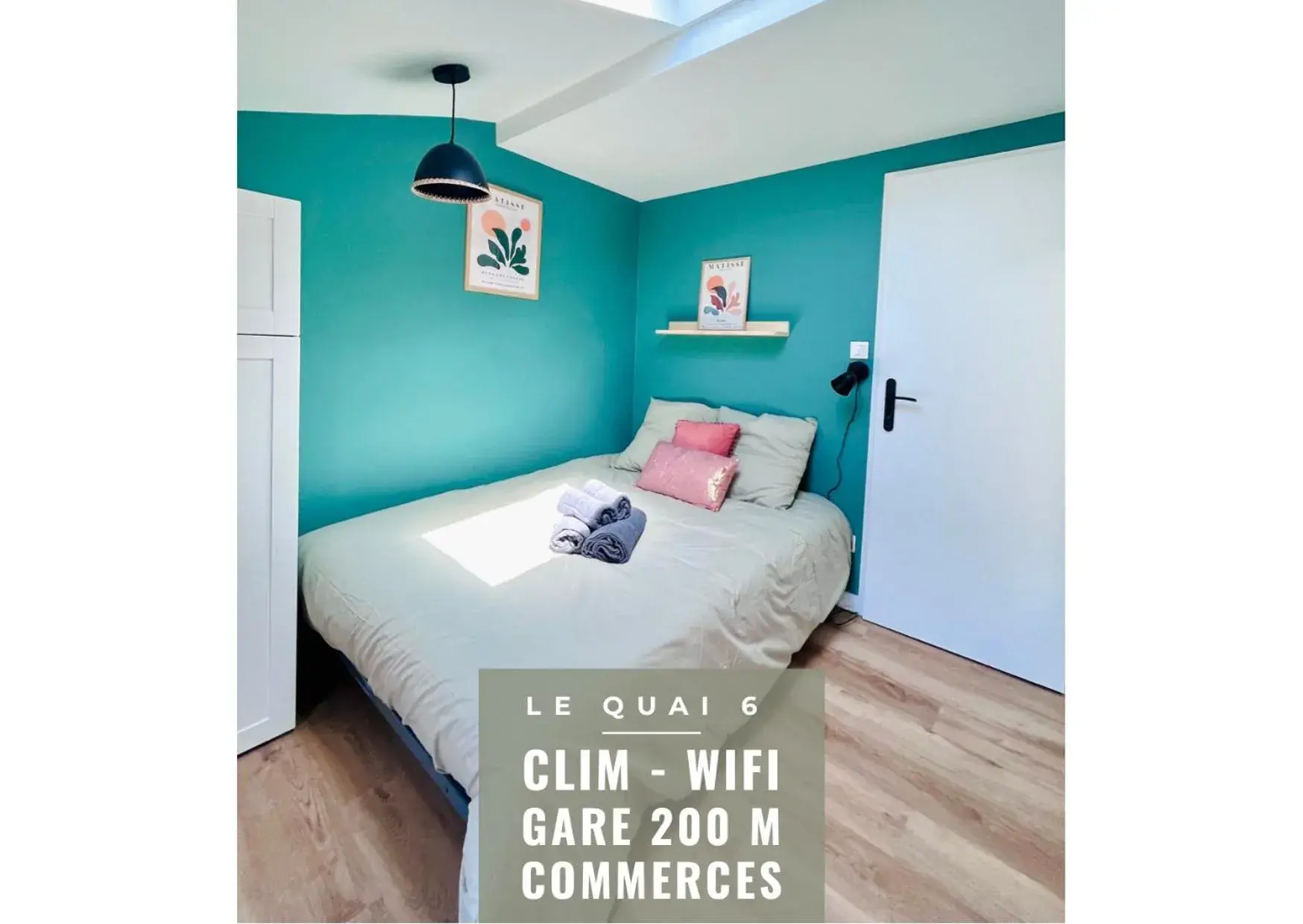 LE QUAI 6 - Studio neuf CALME LUMINEUX - CLIM - WiFi - Gare à 200m LE QUAI 6 - Studio neuf CALME LUMINEUX - CLIM - WiFi - Gare à 200m