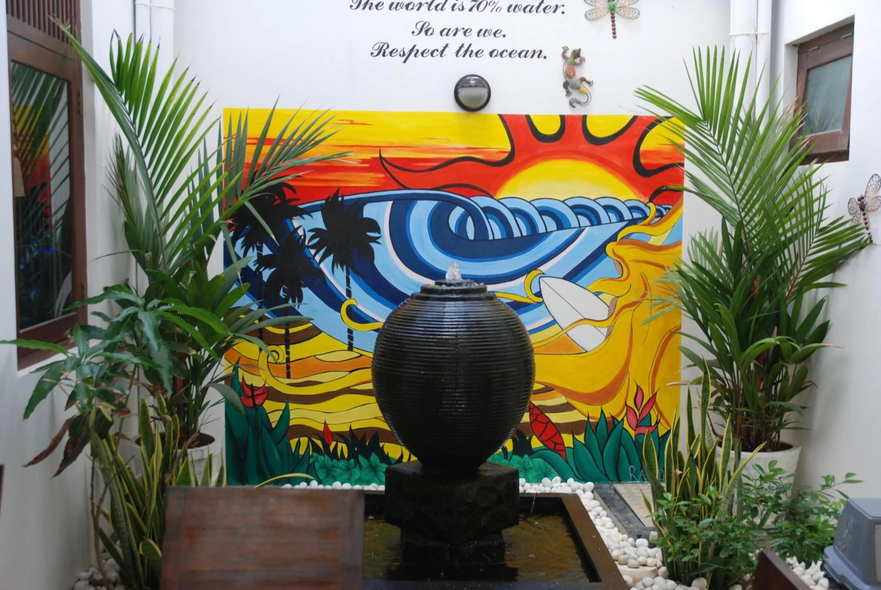 Decorative detail in Lion's Rest