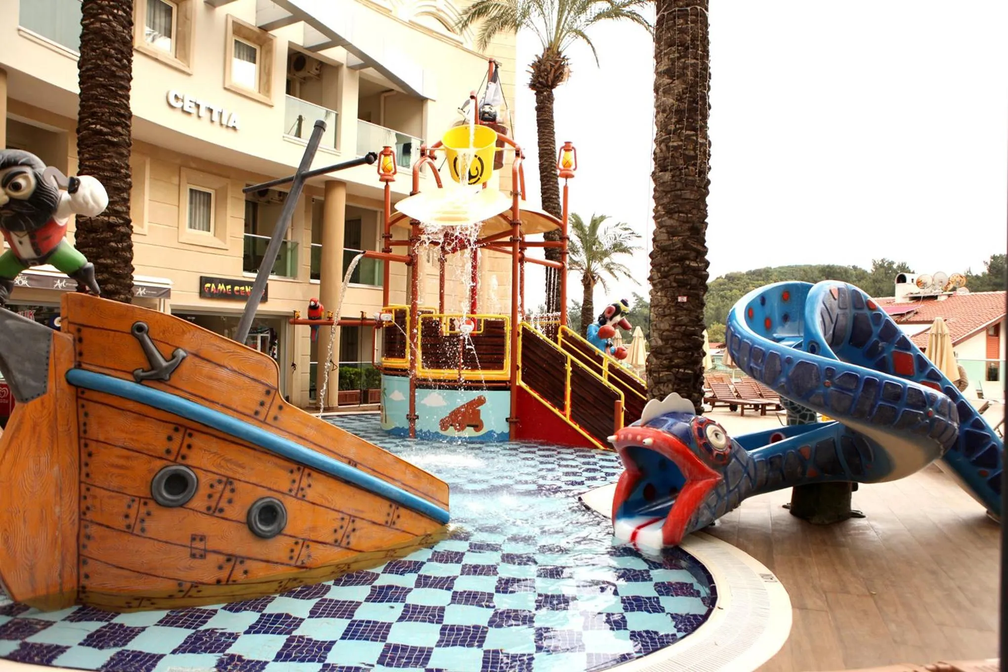 Children play ground in Grand Cettia Hotel