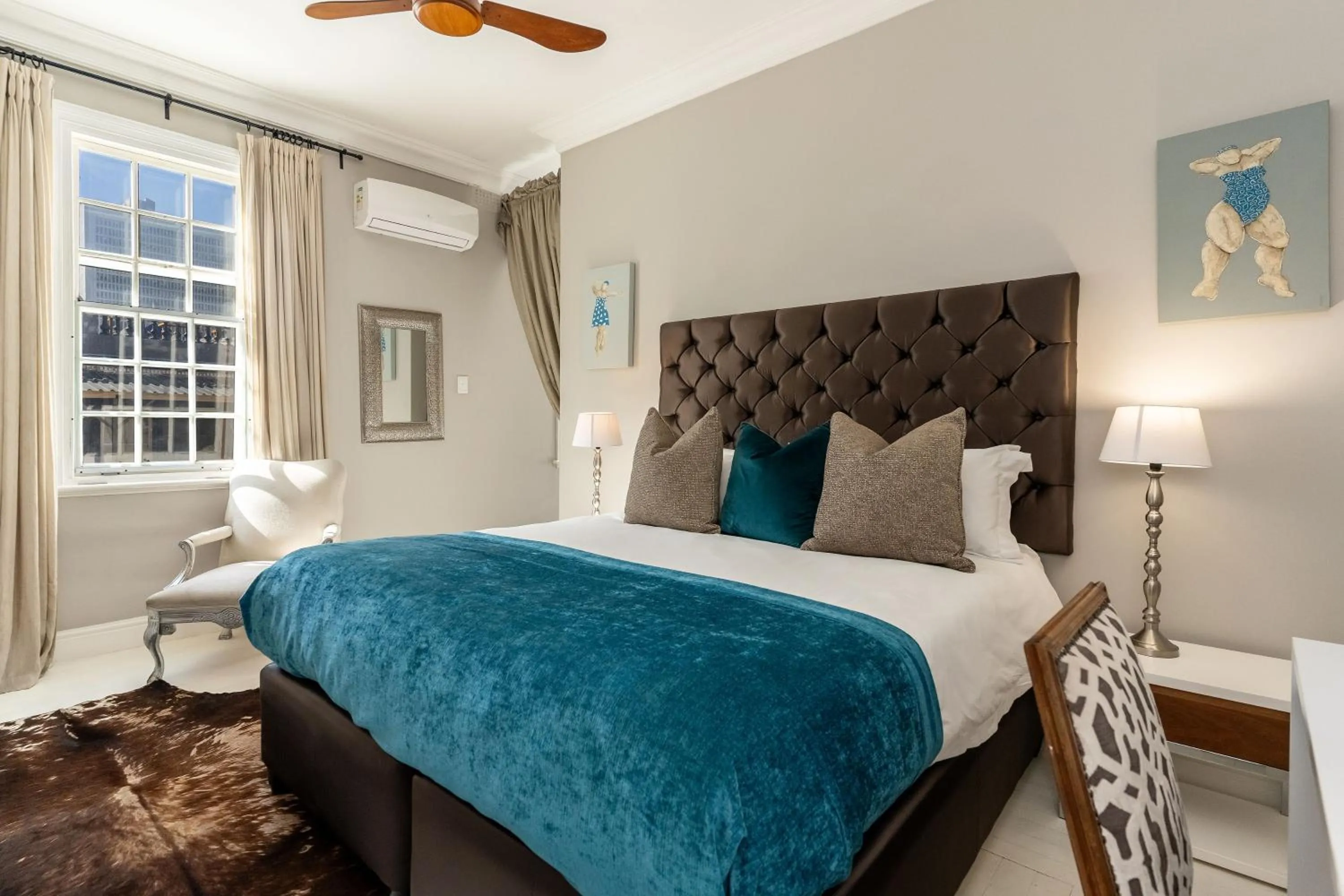 Decorative detail, Bed in Long Street Boutique Hotel