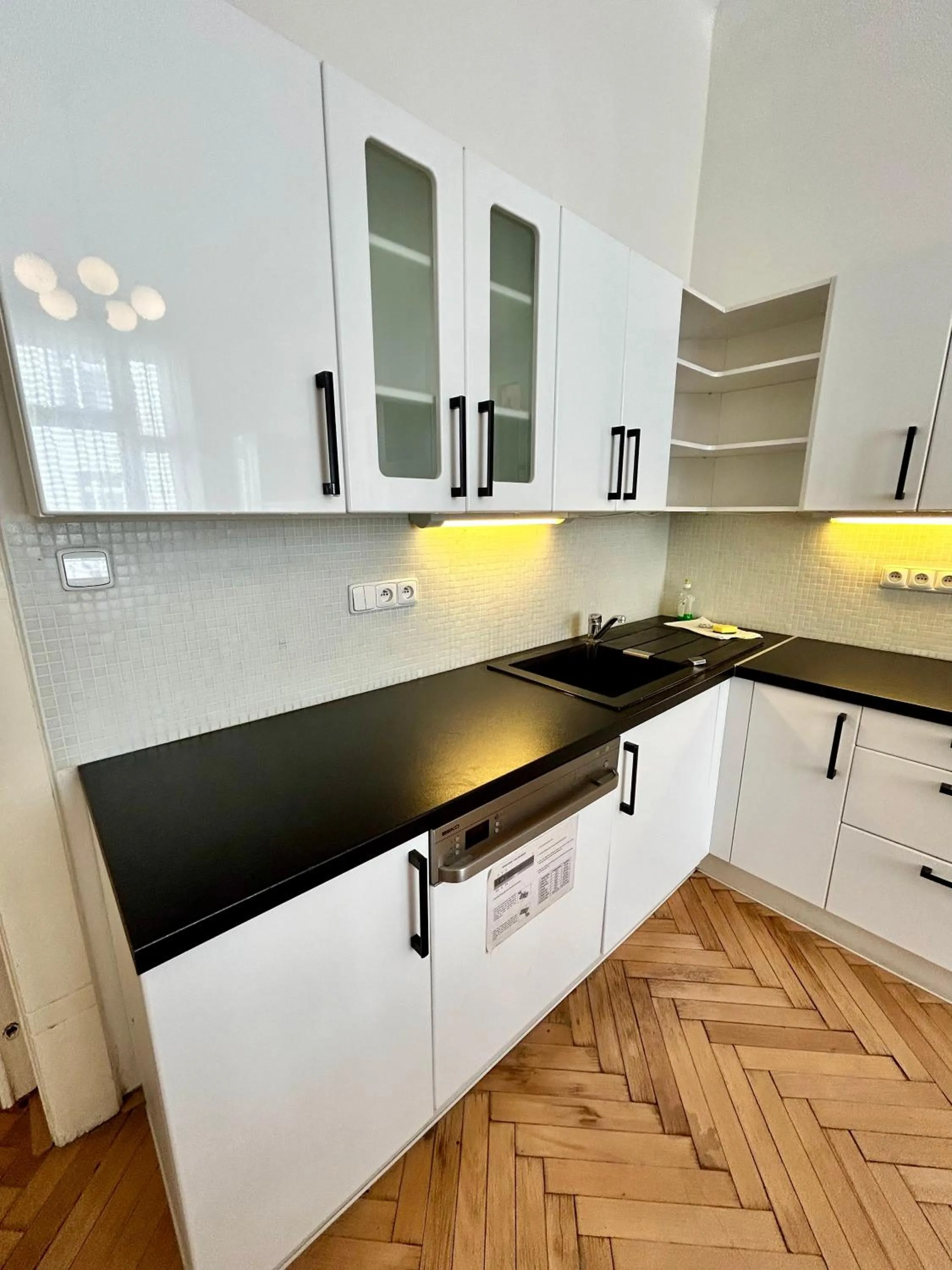 Kitchen or kitchenette in Prague Central Exclusive Apartments