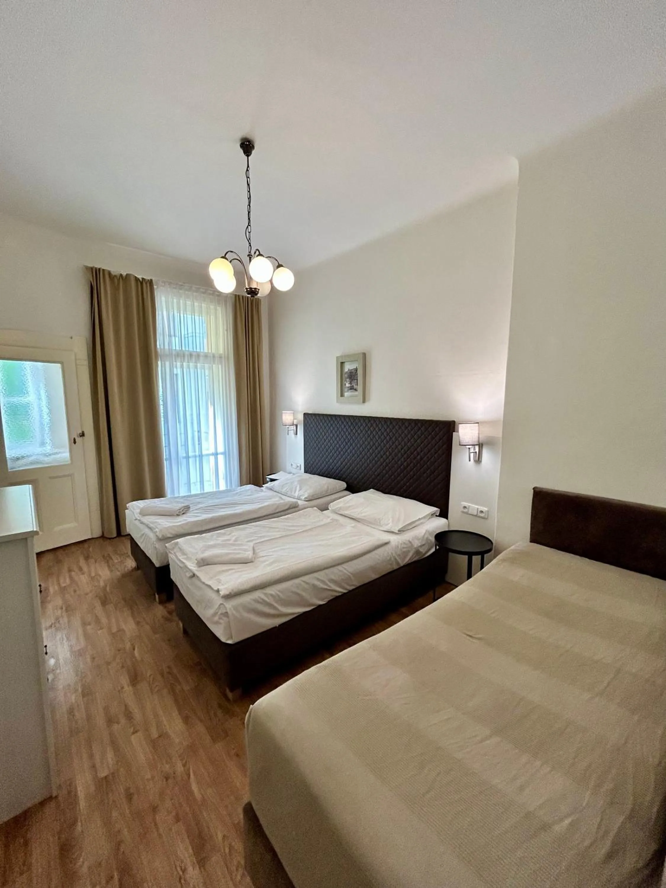 Bed in Prague Central Exclusive Apartments