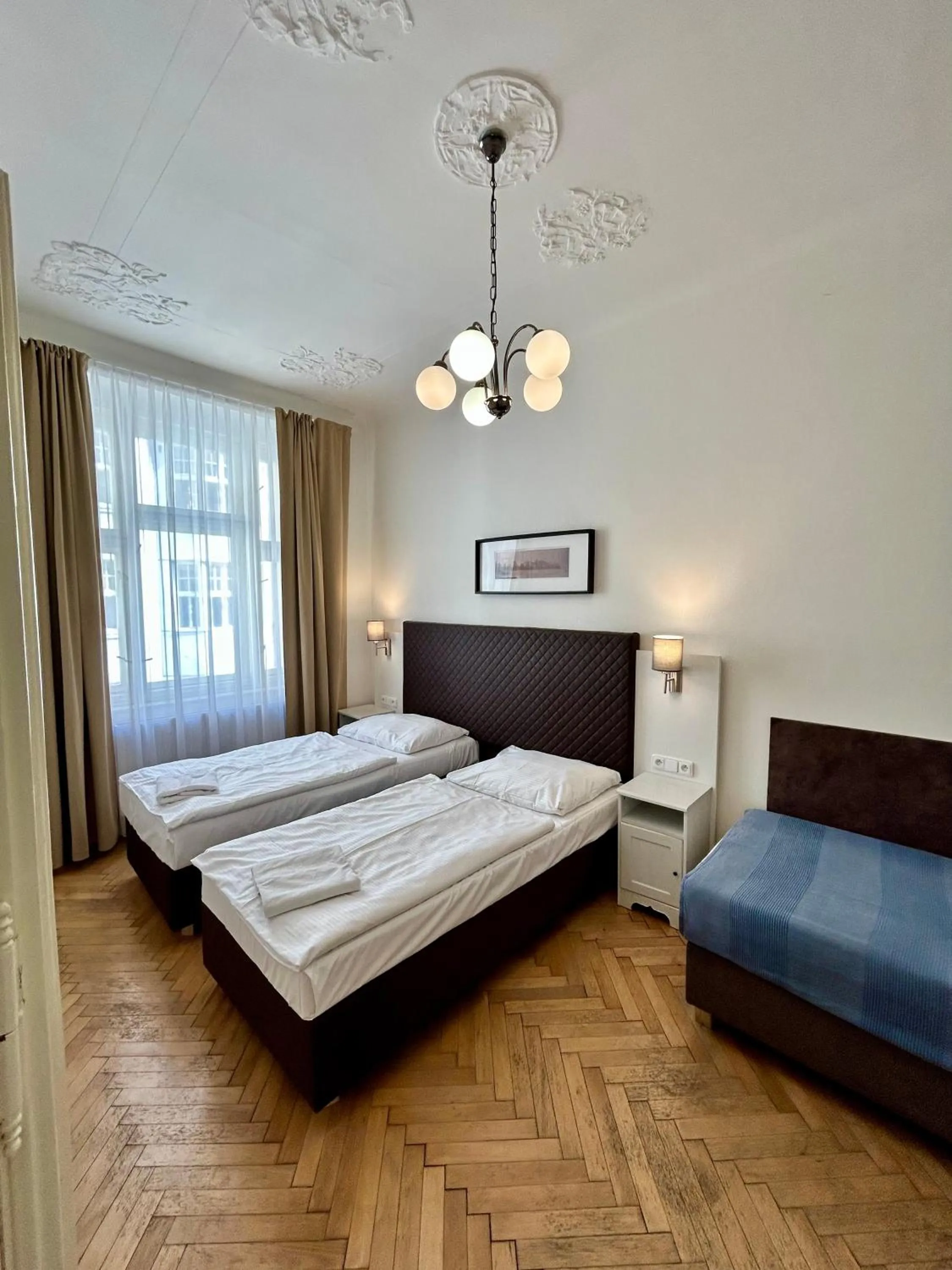Bed in Prague Central Exclusive Apartments