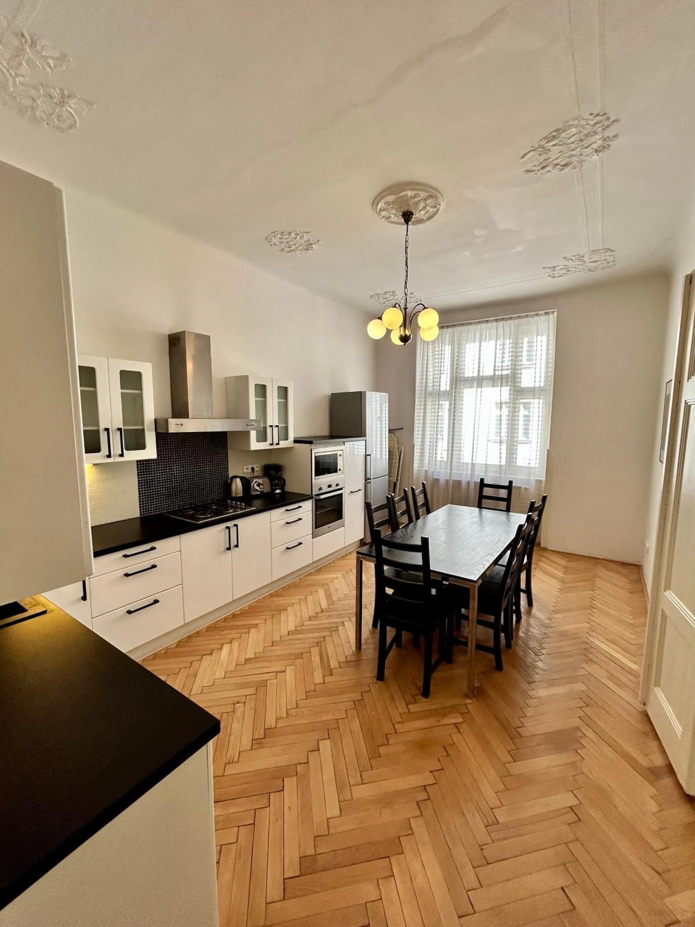 Kitchen or kitchenette in Prague Central Exclusive Apartments