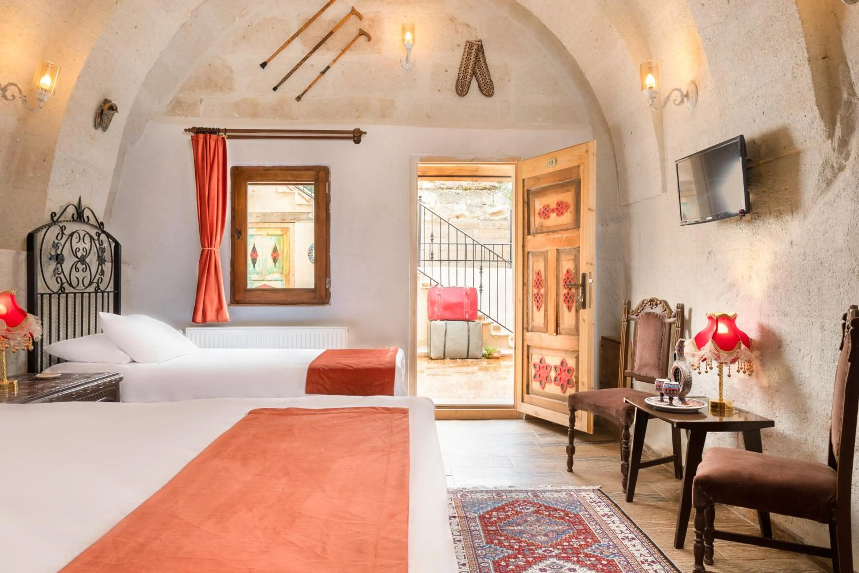 Bed in HacıAşık Konağı Butik Hotel