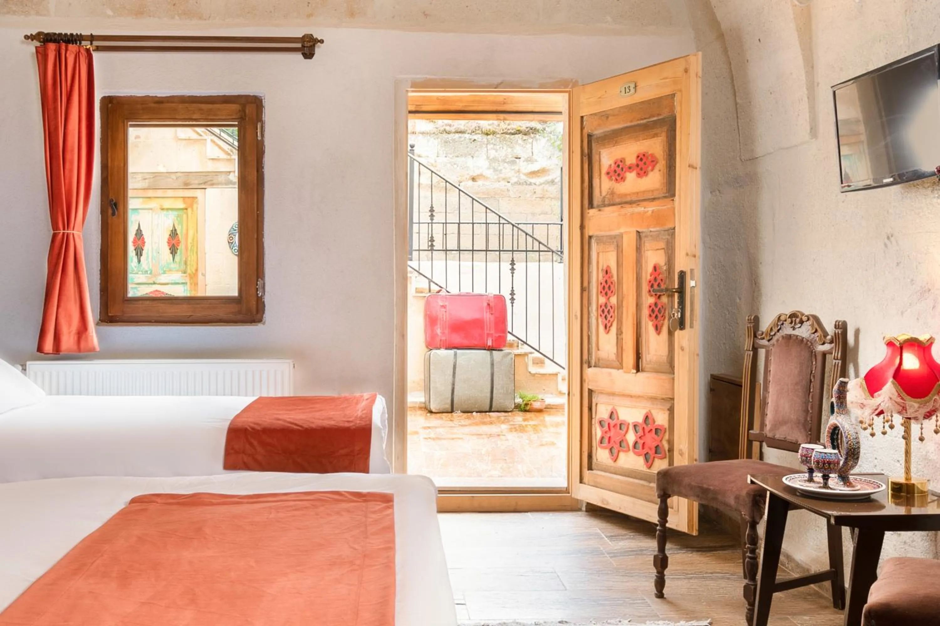 Bed in HacıAşık Konağı Butik Hotel