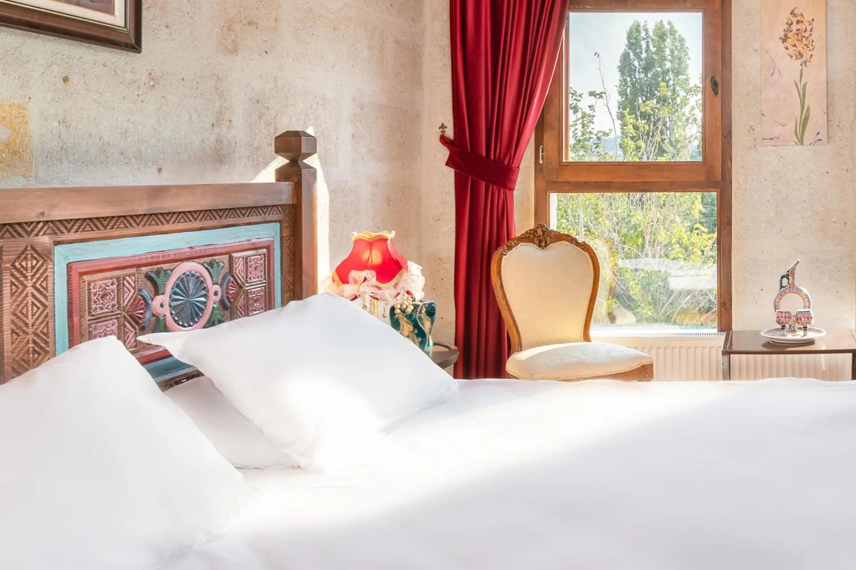 Bed in HacıAşık Konağı Butik Hotel