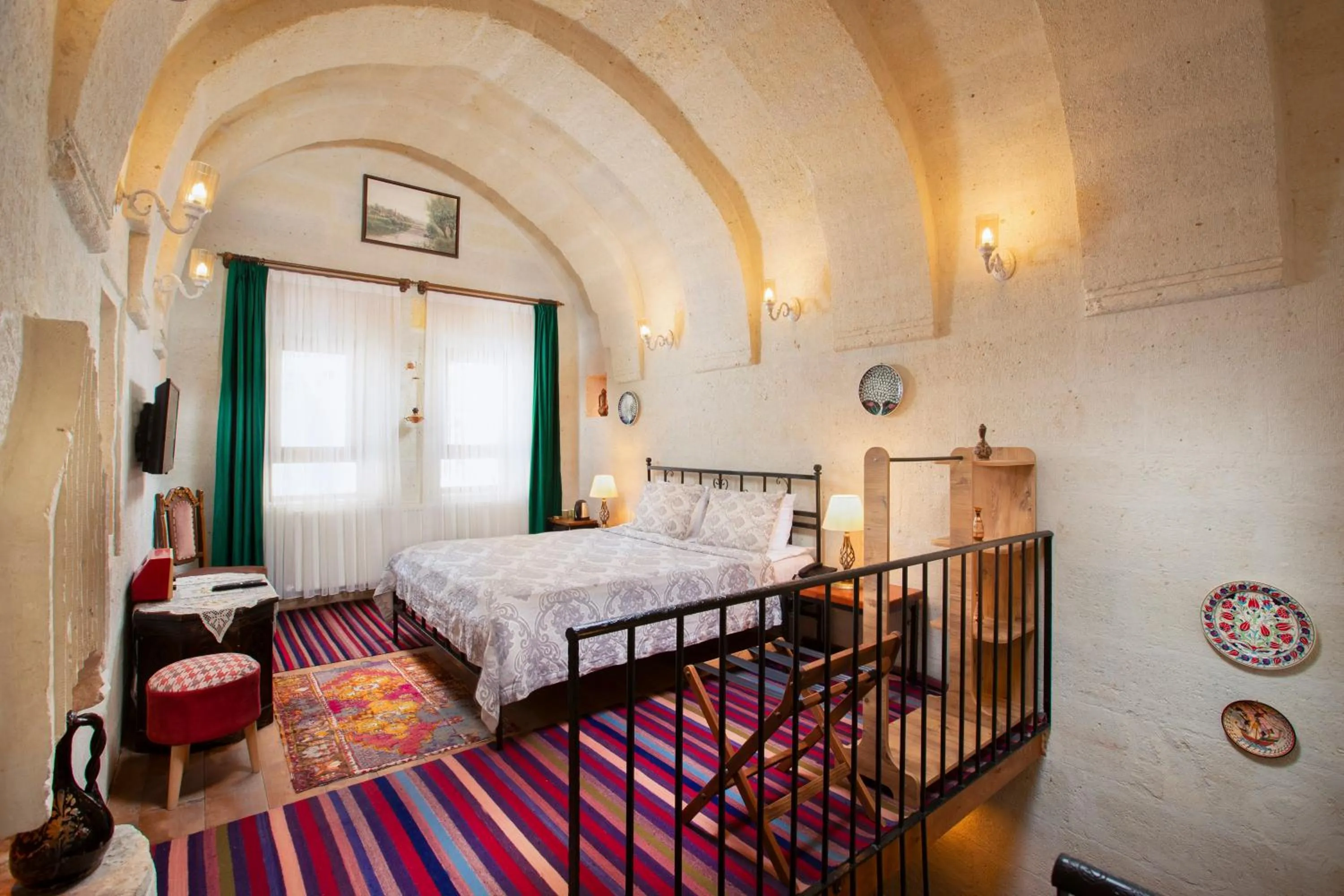 Bed in HacıAşık Konağı Butik Hotel