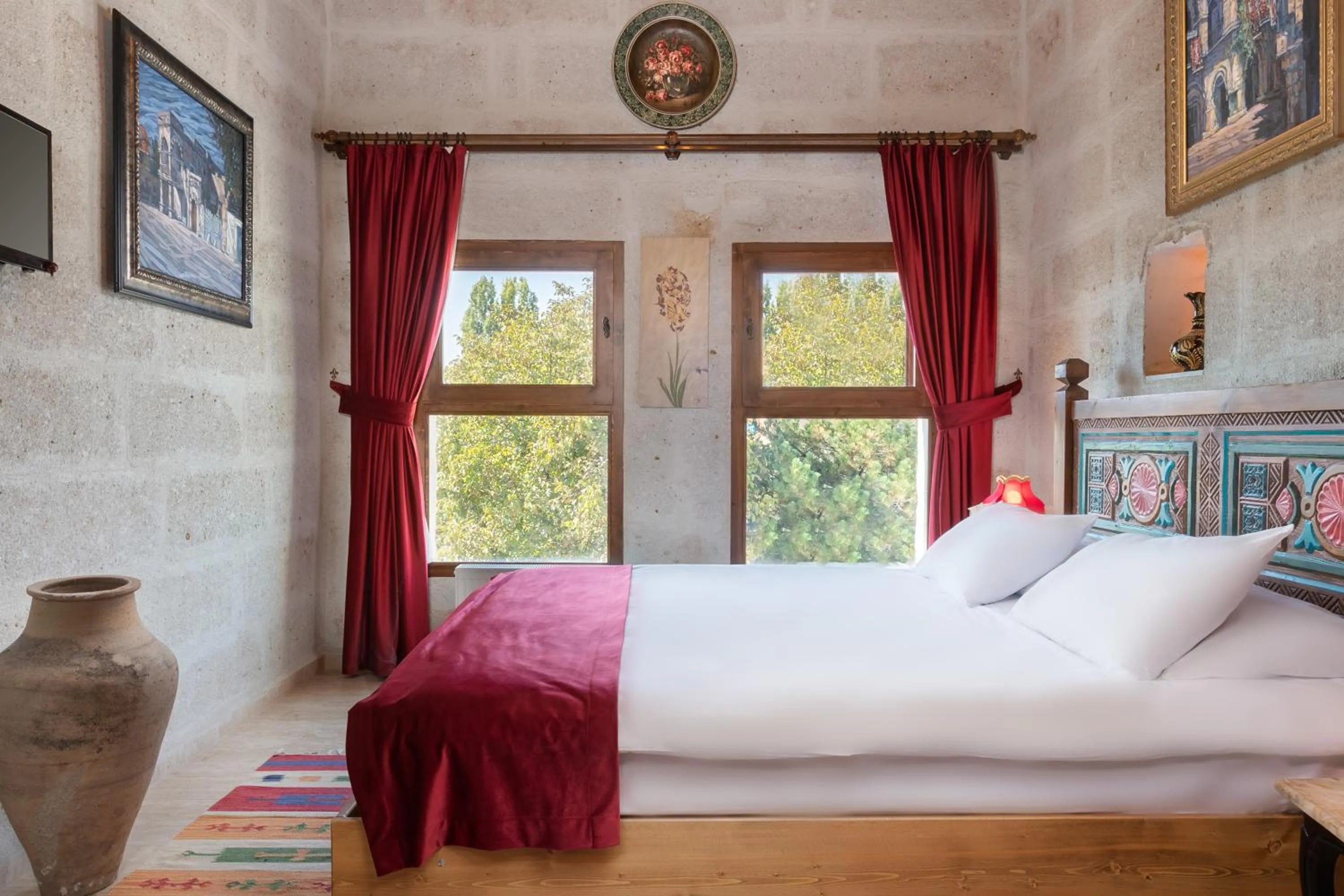 Bed in HacıAşık Konağı Butik Hotel