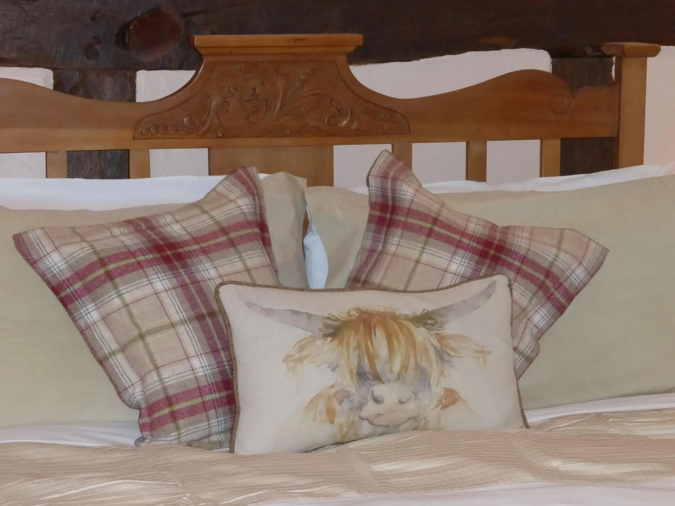 Decorative detail, Bed in Badgers Hall
