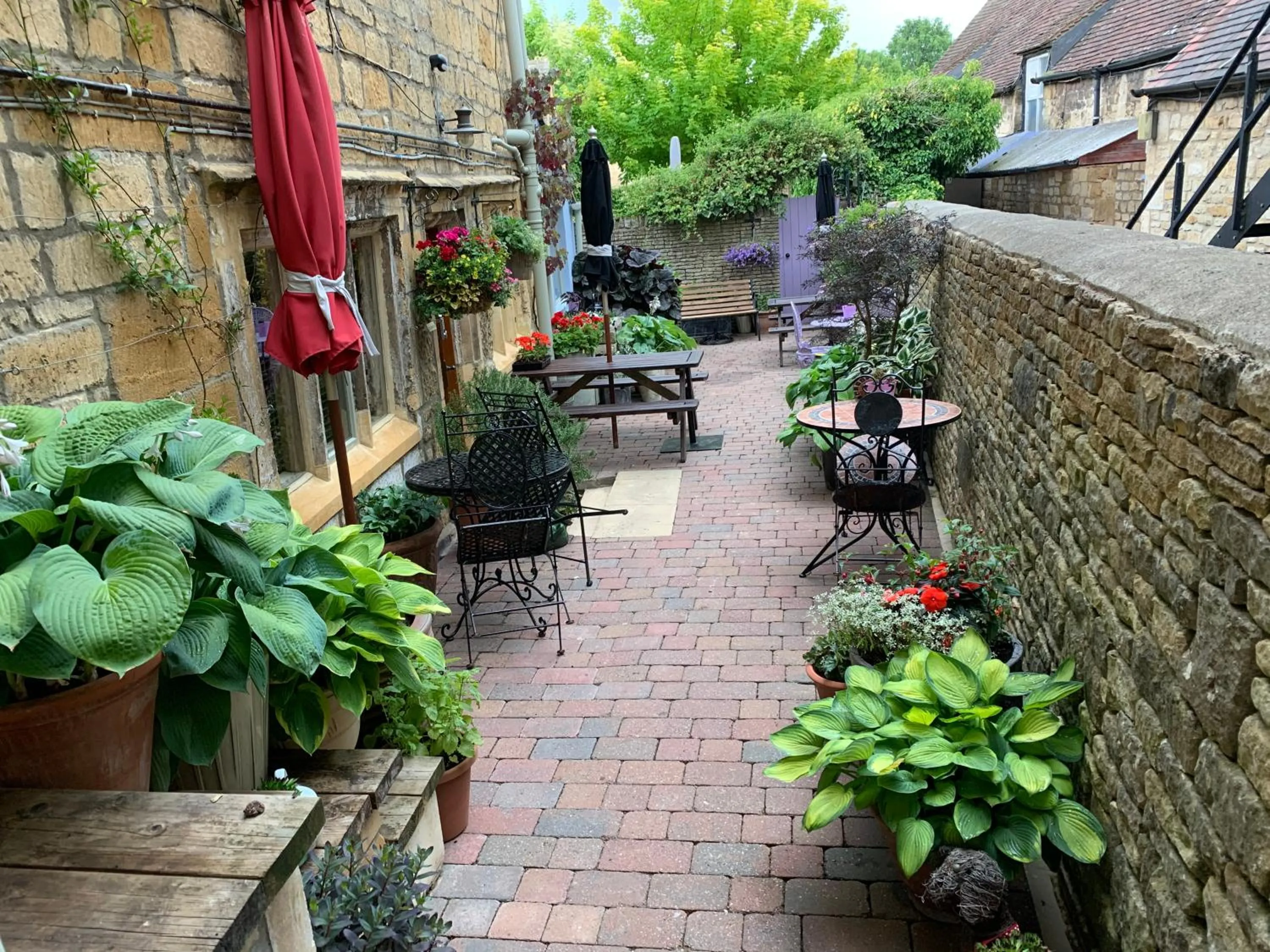 Patio in Badgers Hall