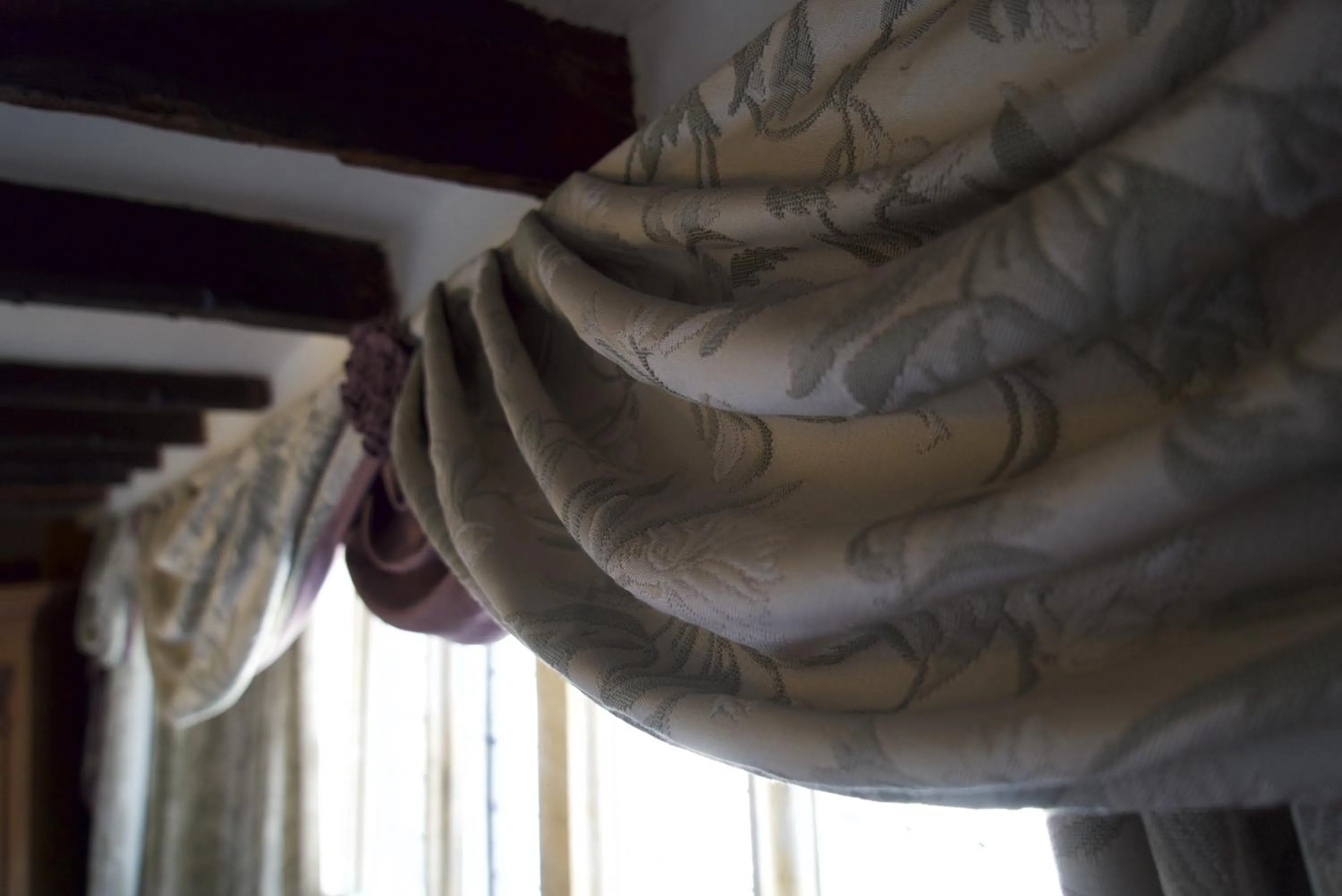 Decorative detail, Bed in Badgers Hall