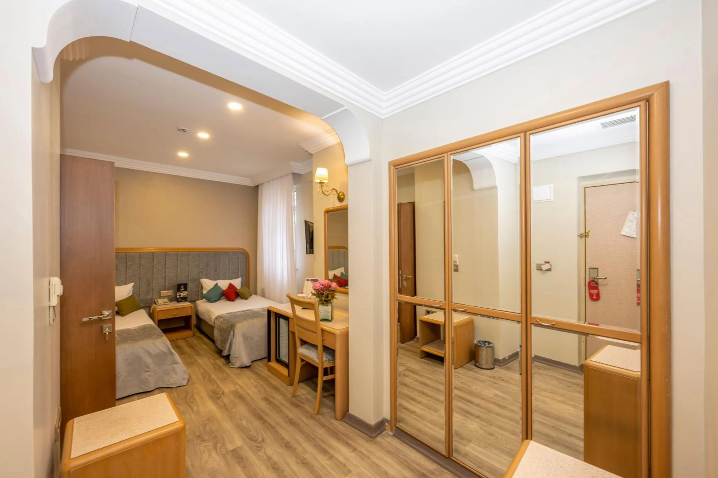 Bed in Grand Anka Hotel