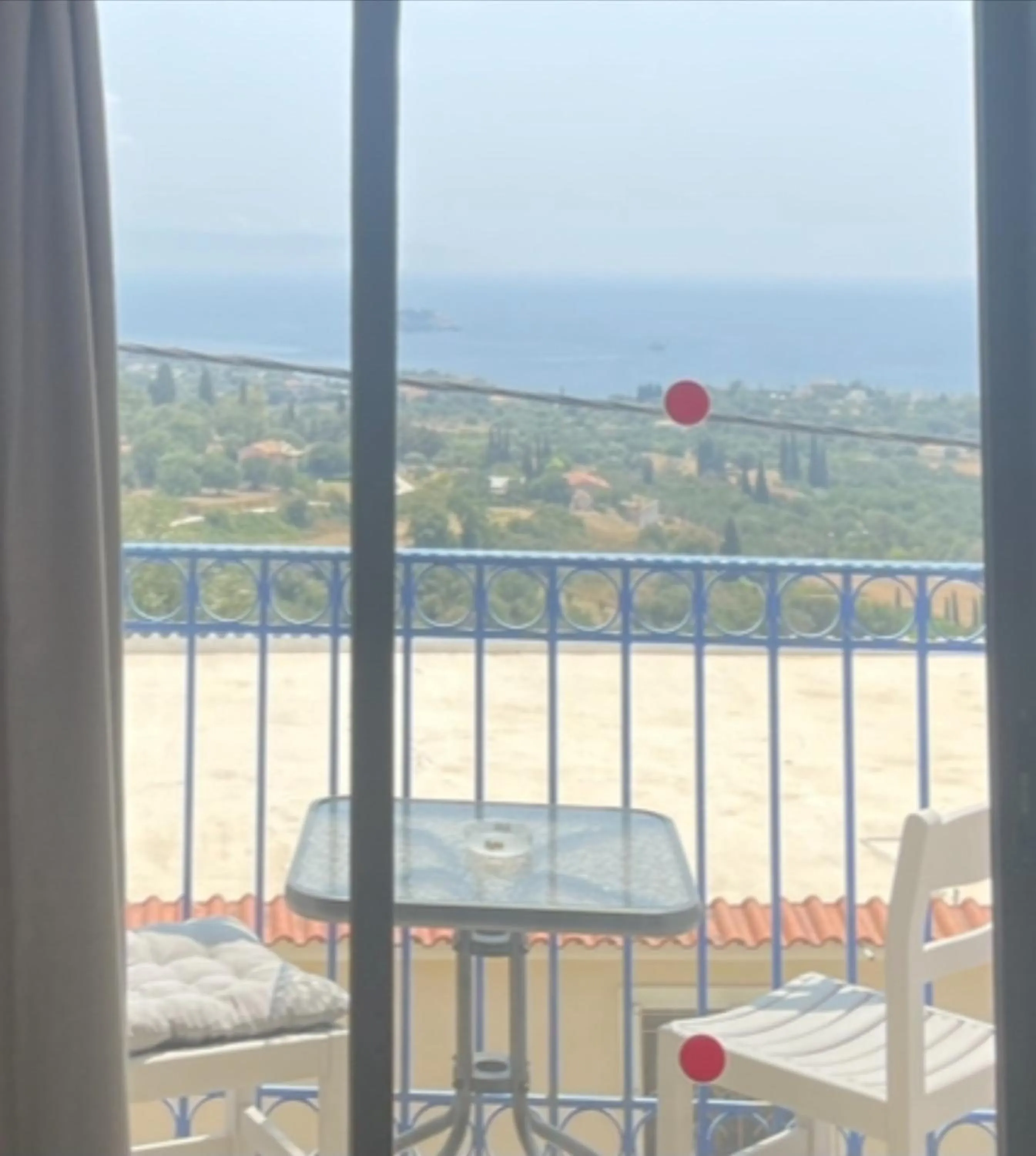 Sea view in Hotel Kourkoumelata