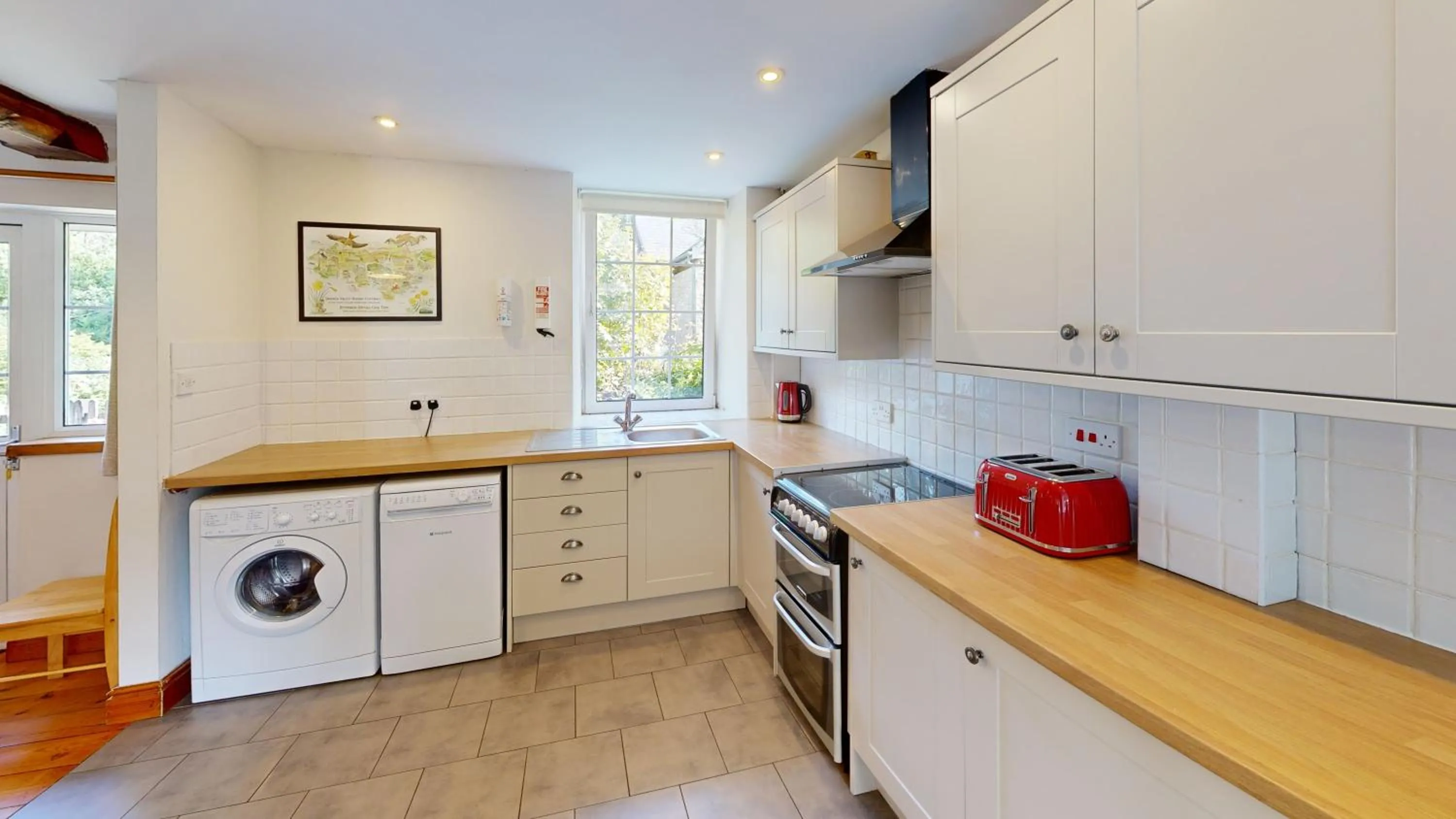 dishwasher in Swansea Valley Holiday Cottages