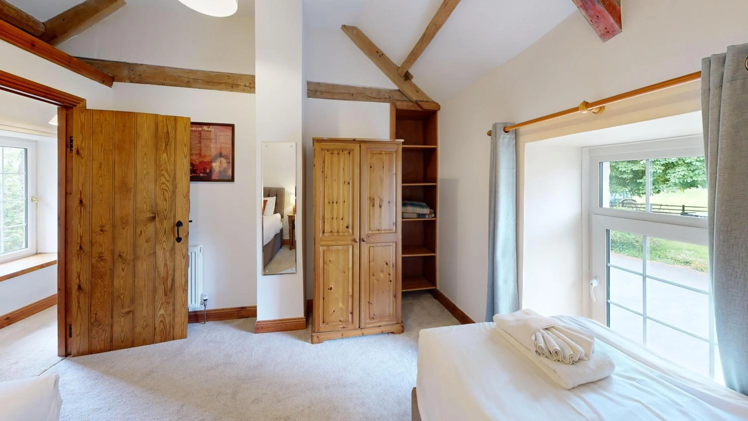 Bed in Swansea Valley Holiday Cottages