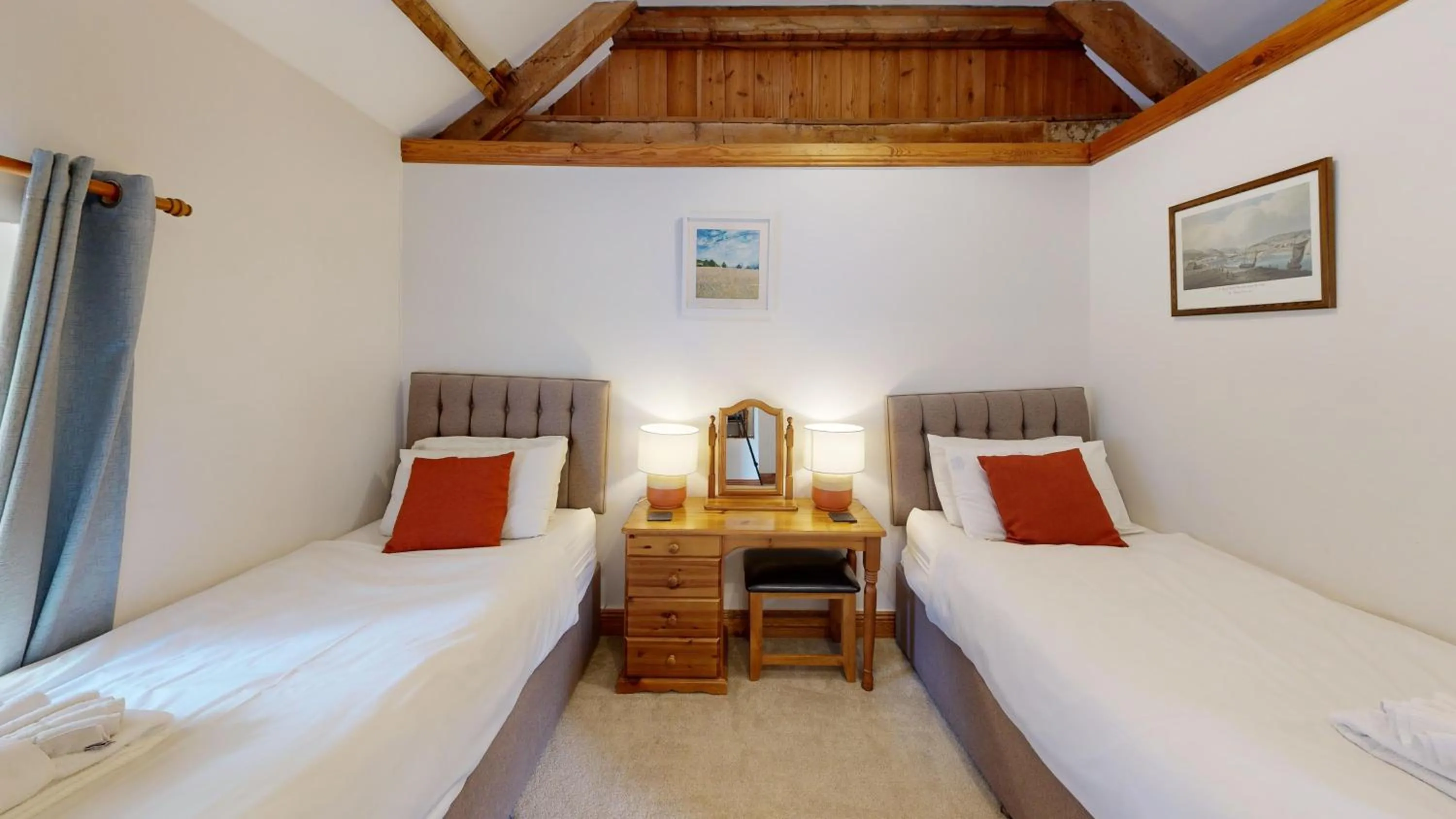 Bed in Swansea Valley Holiday Cottages