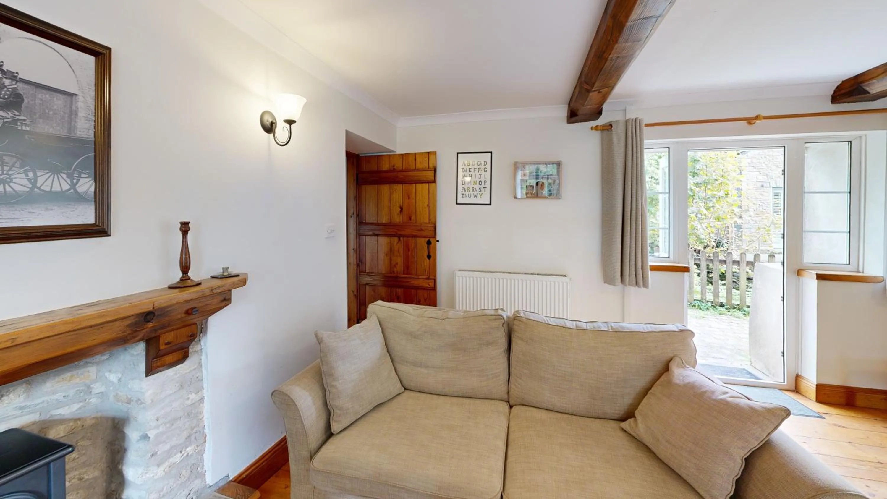 Living room in Swansea Valley Holiday Cottages