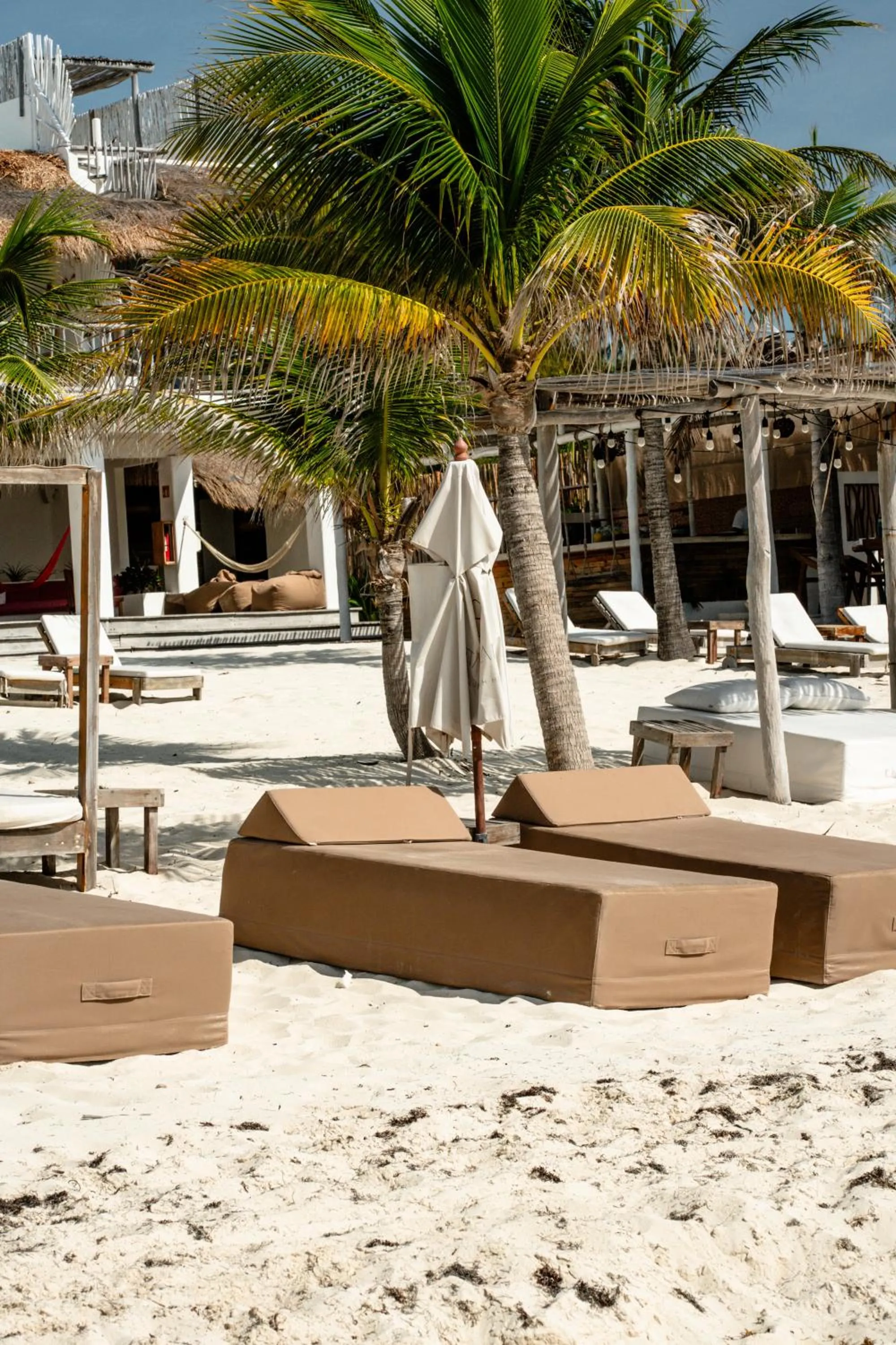 sunbed in Punta Blanca Beach House