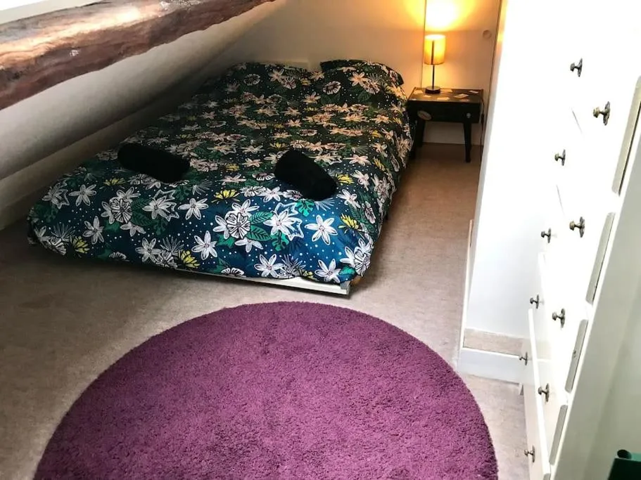 Bed in LOVELY DUPLEX in the center of FONTAINEBLEAU