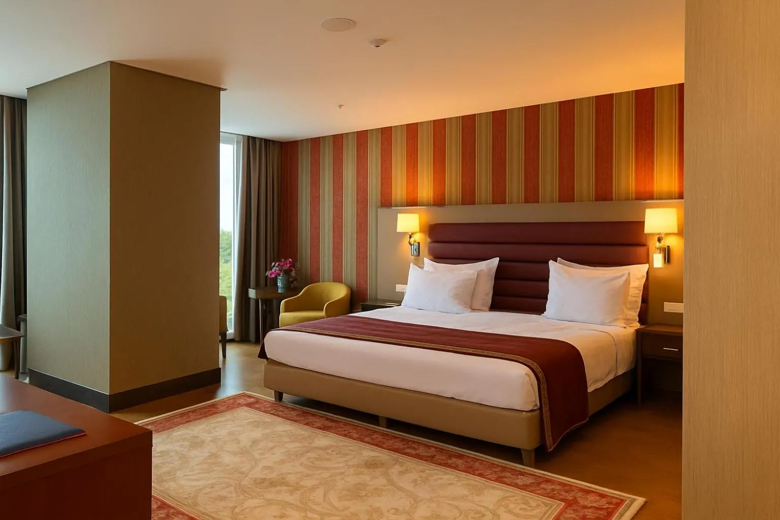 Bed in Taksim Gonen Hotel