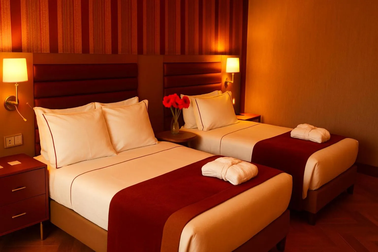 Bed in Taksim Gonen Hotel