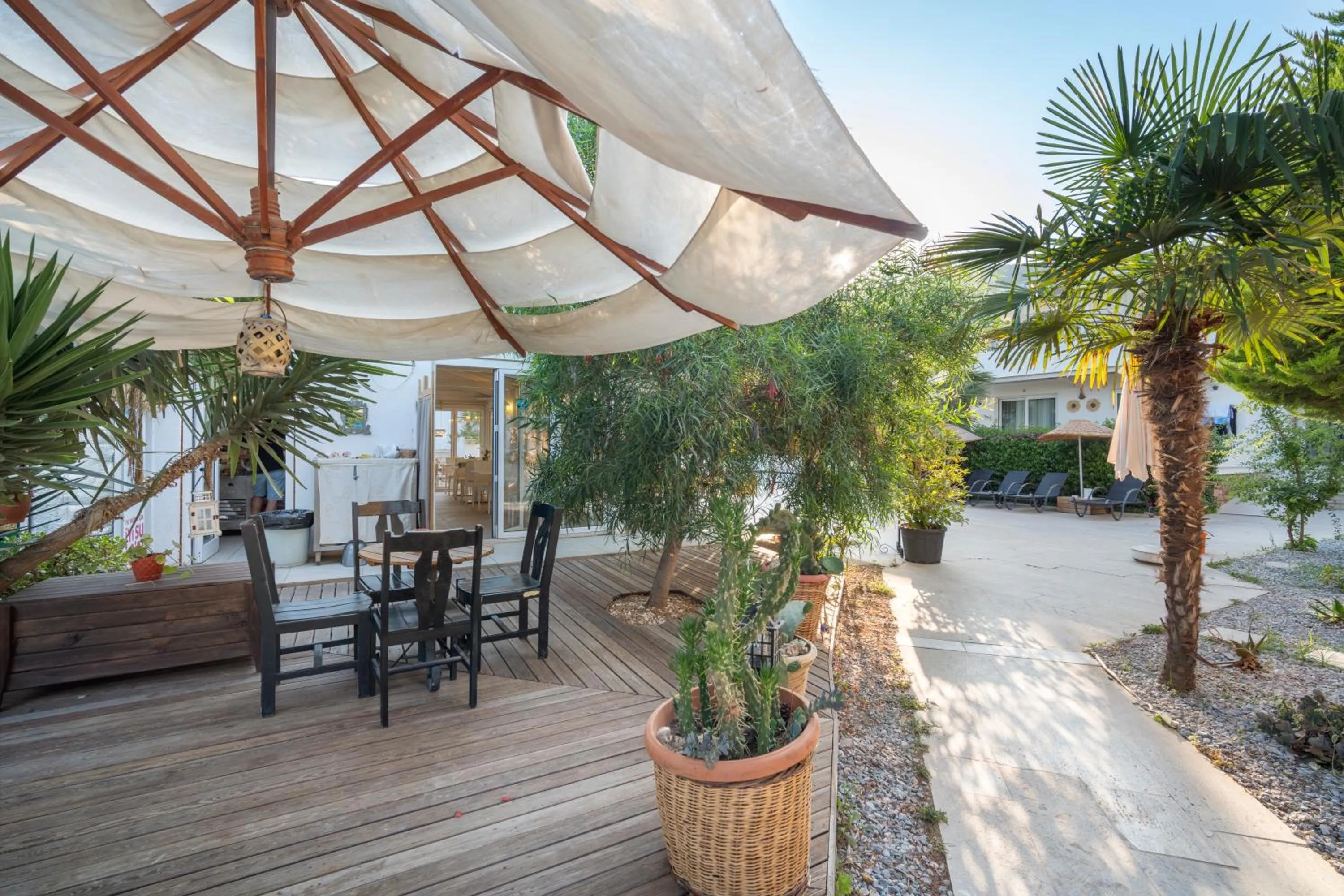 Patio in Costa Sariyaz Hotel Bodrum