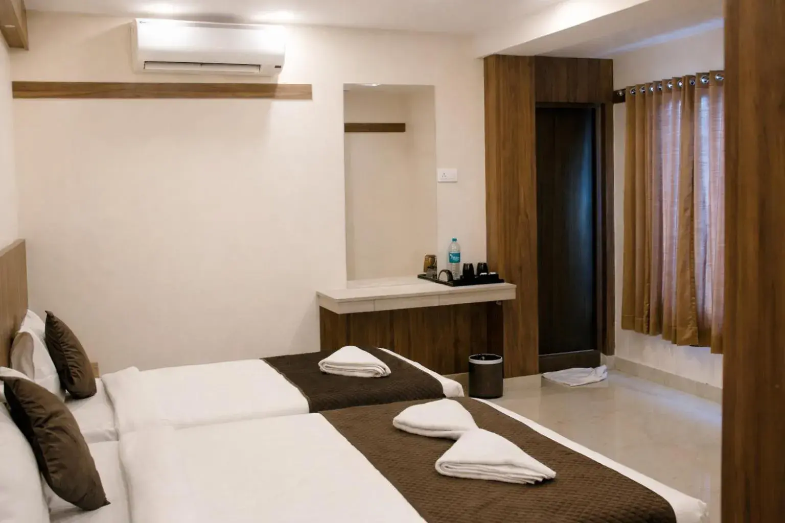 Bed in Hotel Sakura Inn Bed in Hotel Sakura Inn