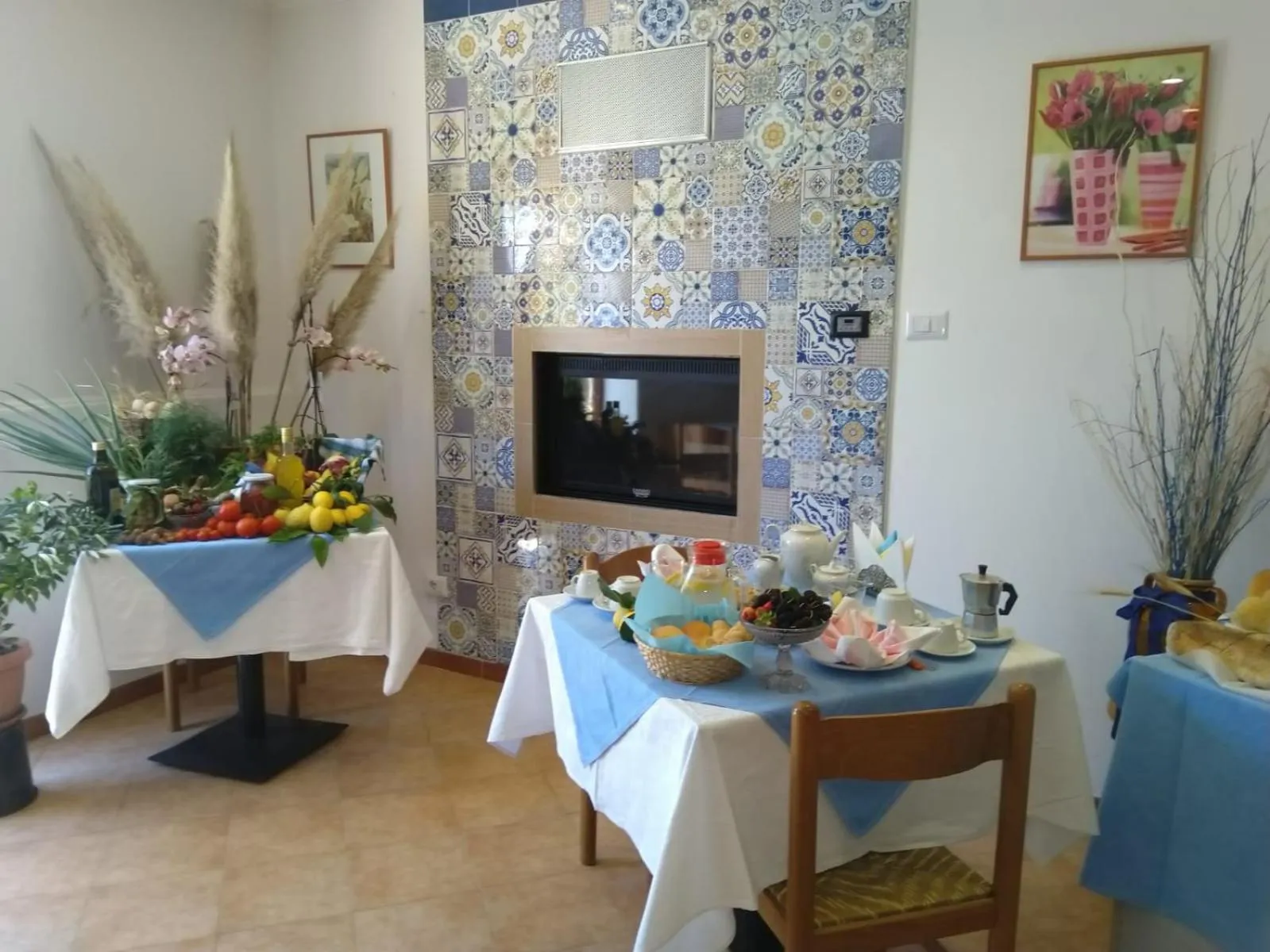 Dining area in Oasi Madre della Pace