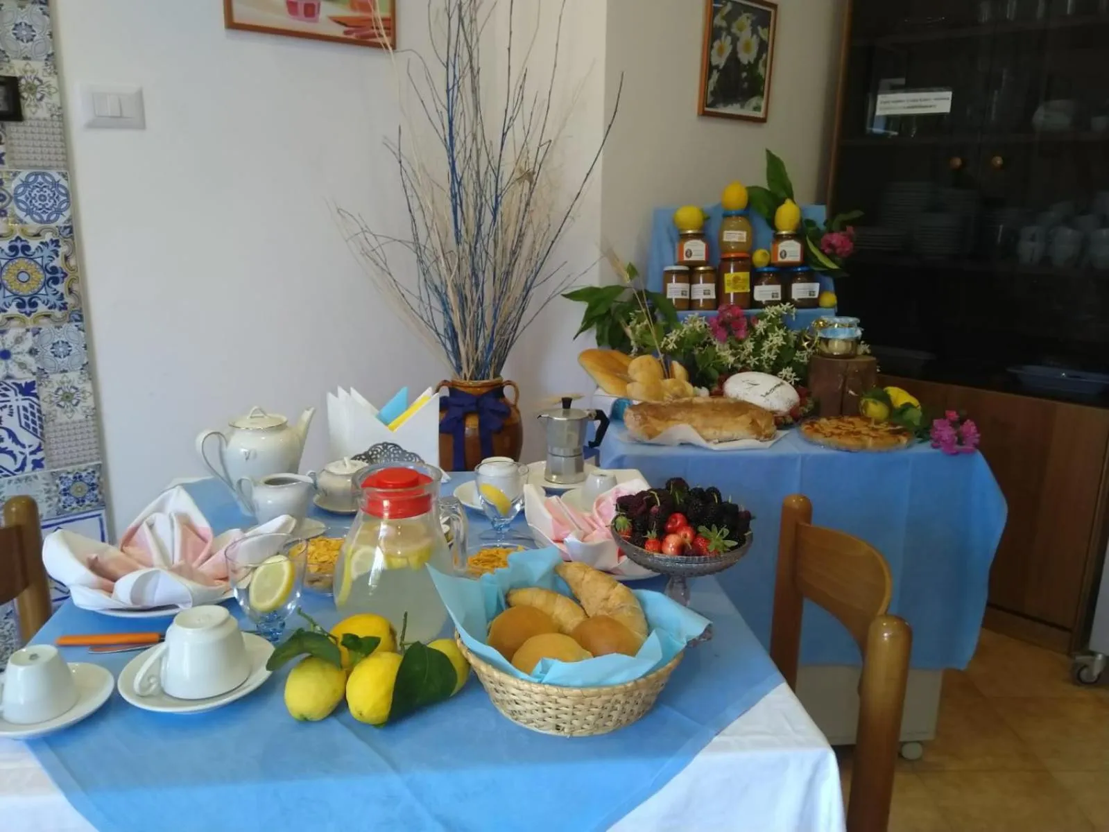 Buffet breakfast in Oasi Madre della Pace