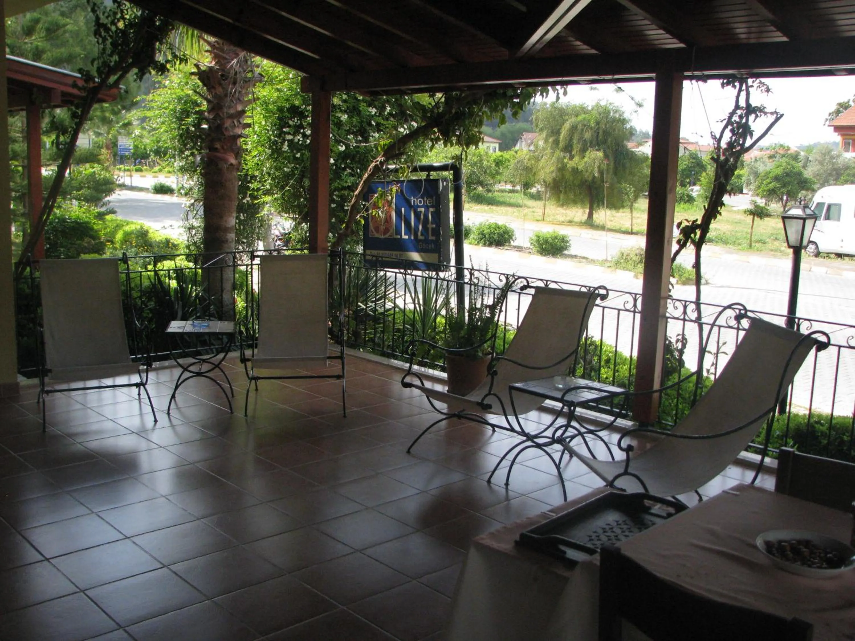 Patio in Alize Hotel