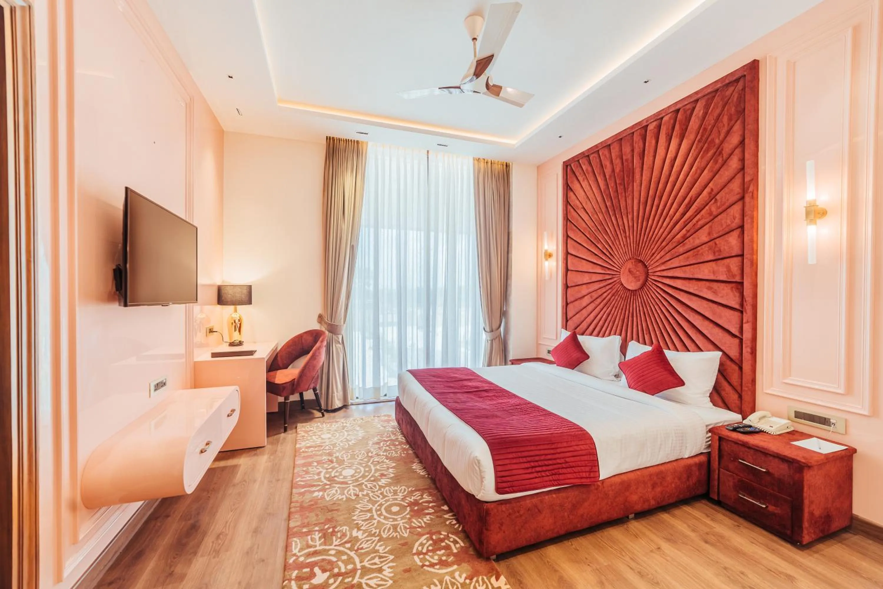 Bed in The Ramayana Hotel, Ayodhya