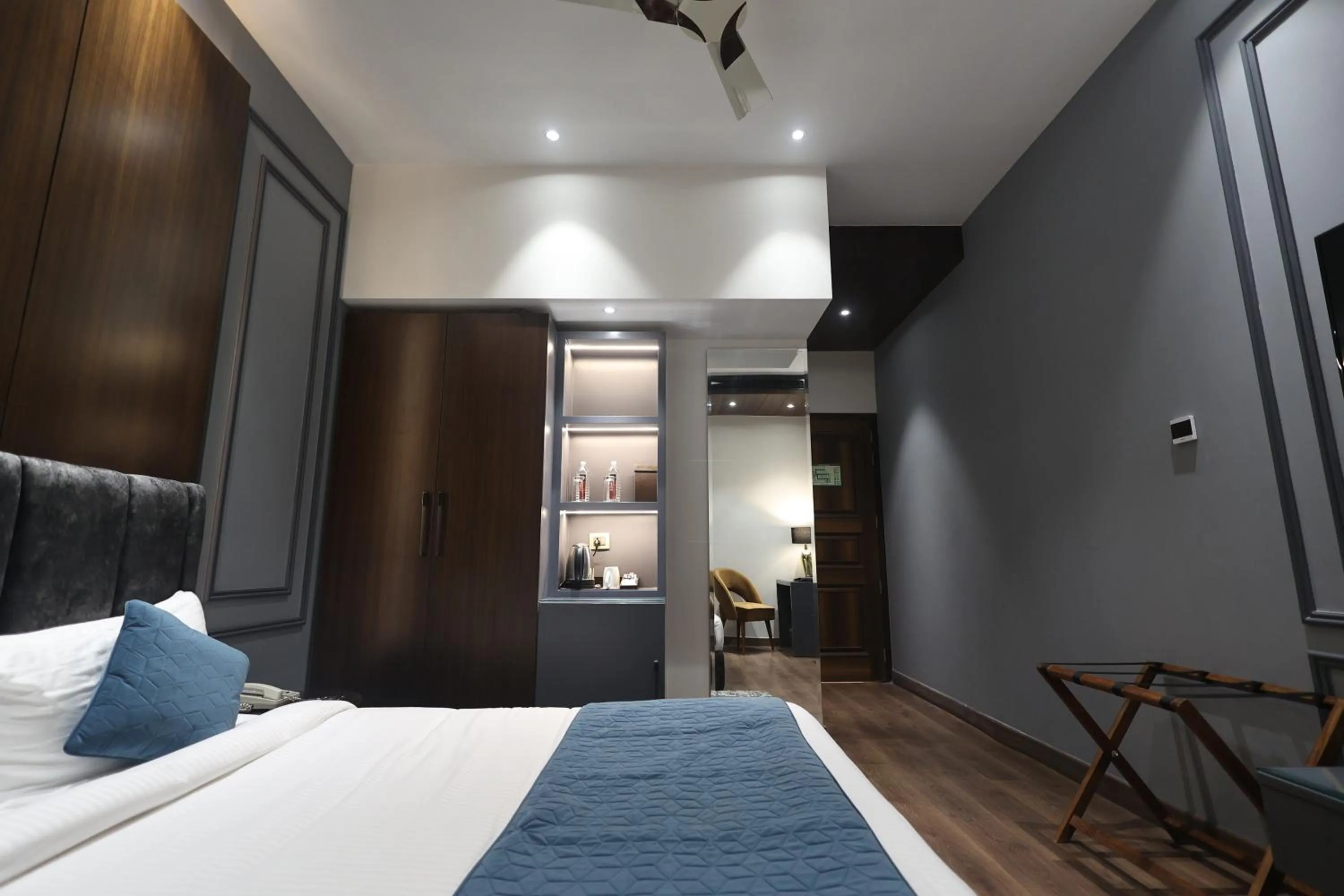 Bed in The Ramayana Hotel, Ayodhya