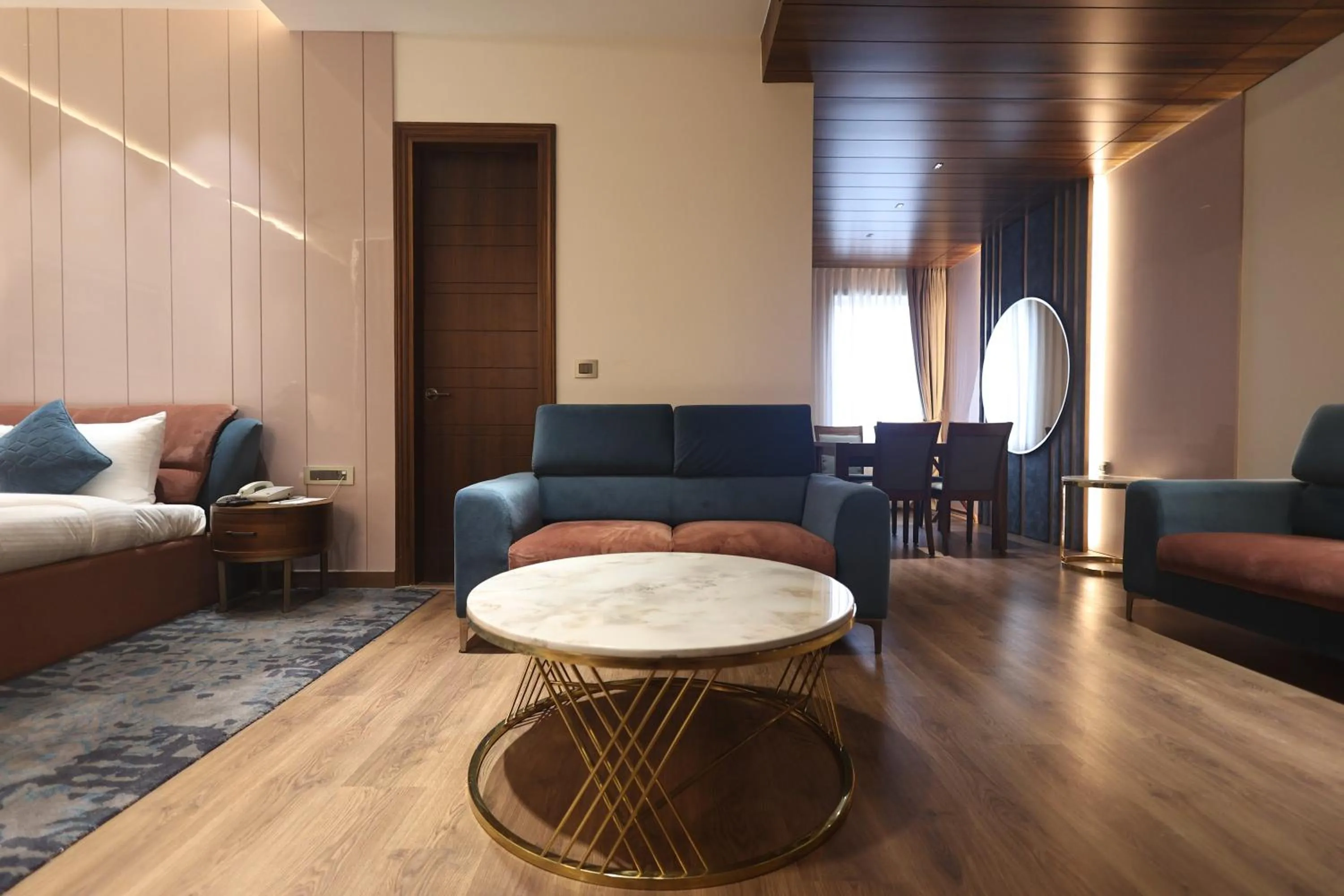 Bed in The Ramayana Hotel, Ayodhya