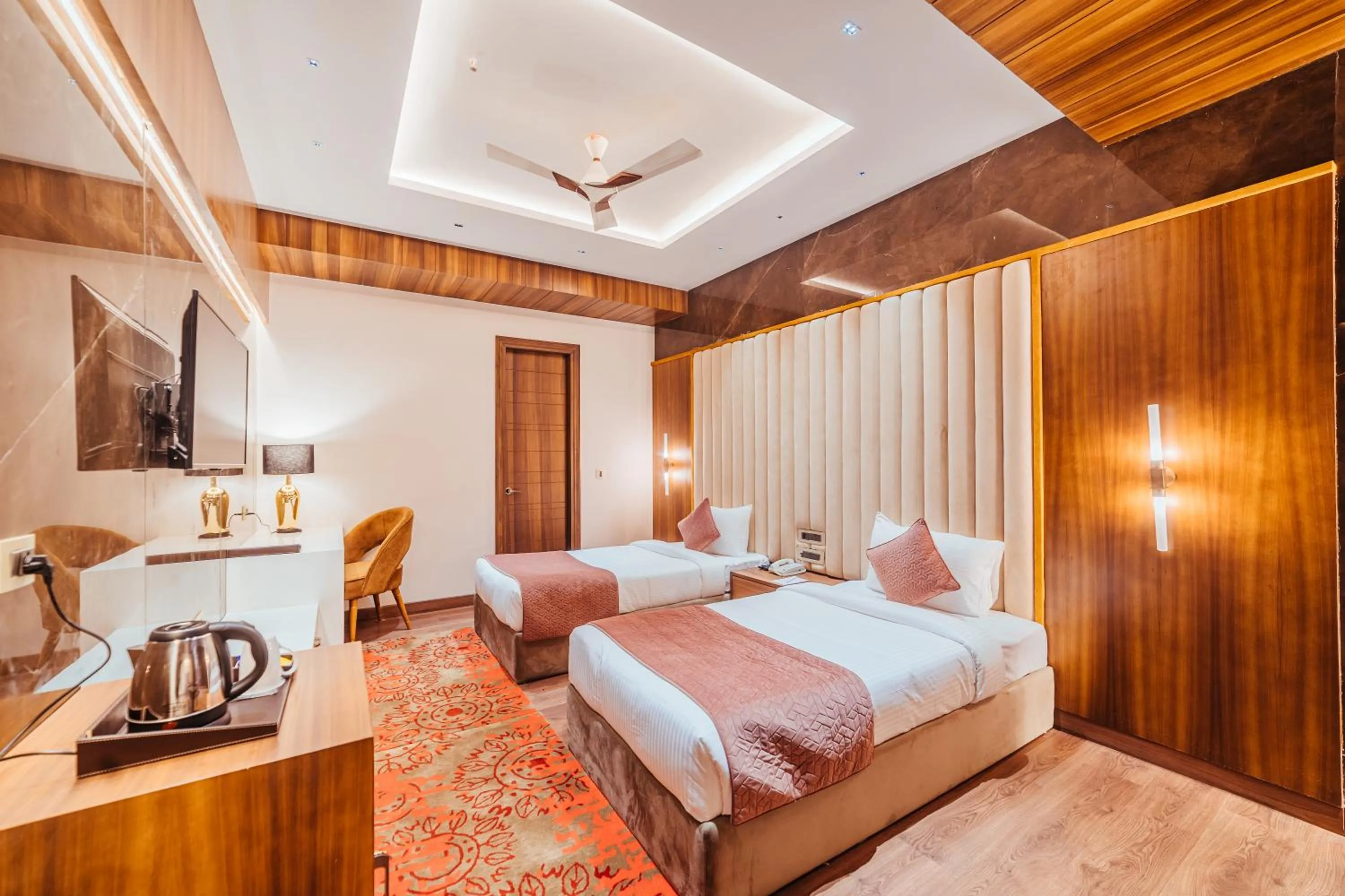 Bed in The Ramayana Hotel, Ayodhya