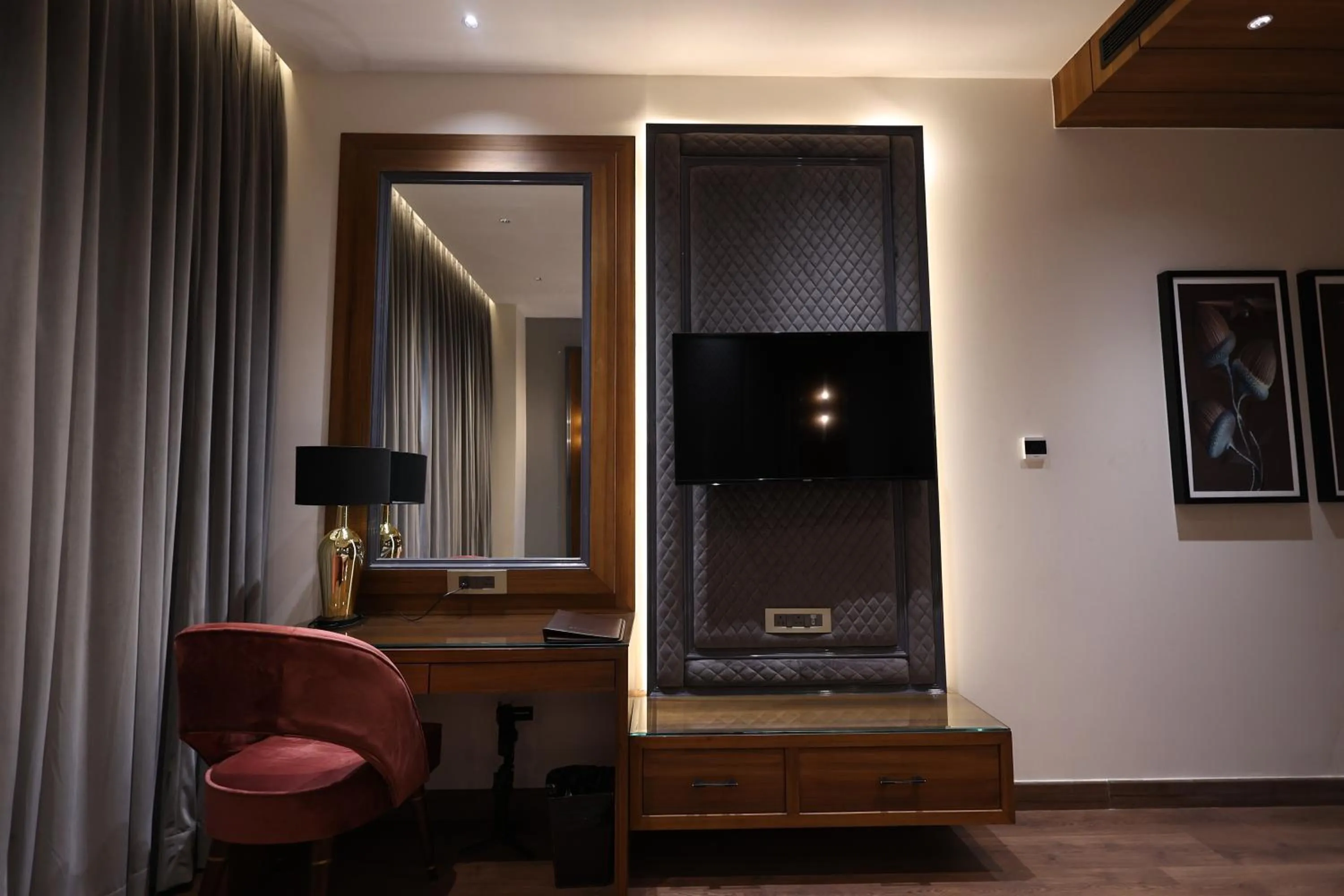 Living room in The Ramayana Hotel, Ayodhya