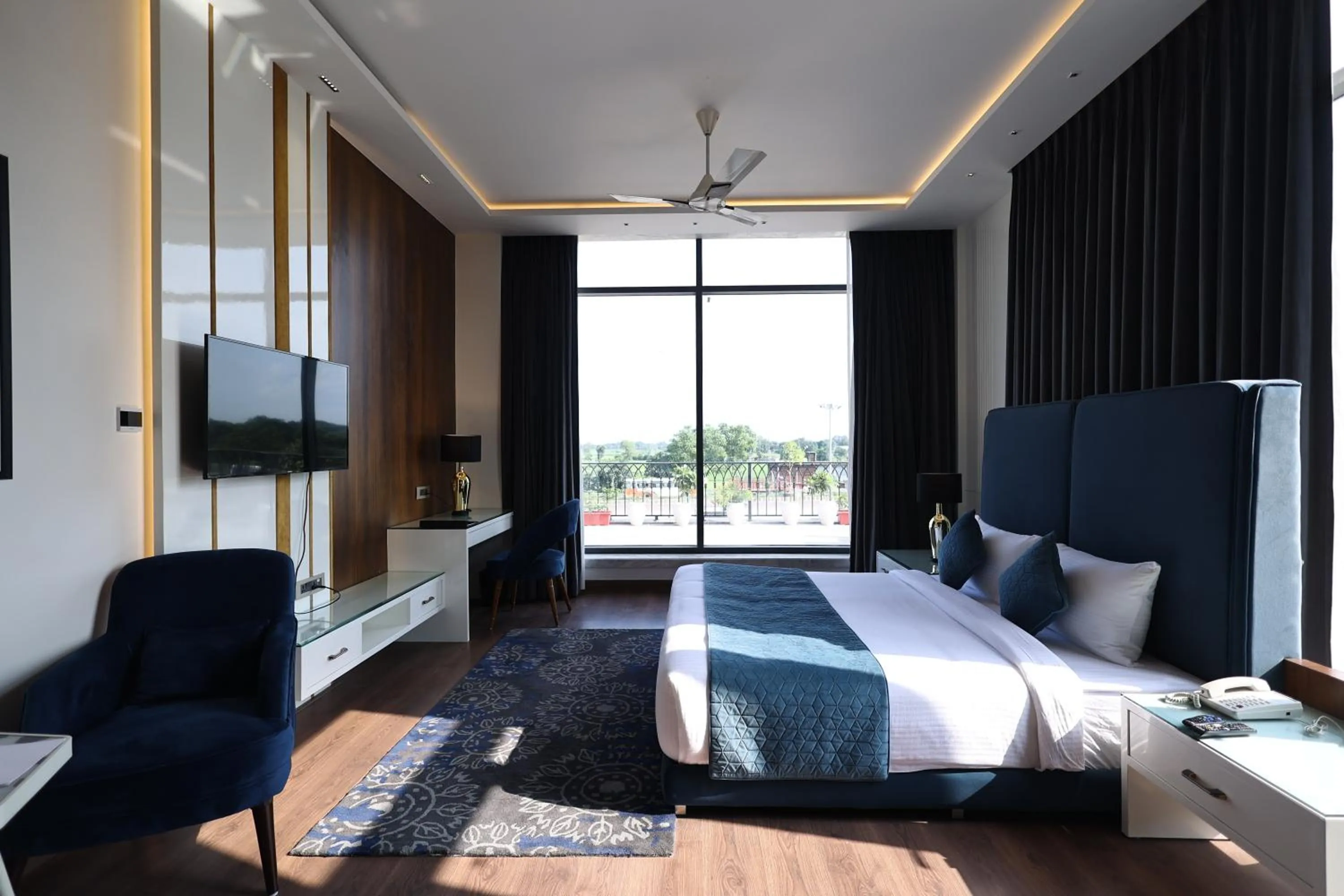 Bed in The Ramayana Hotel, Ayodhya