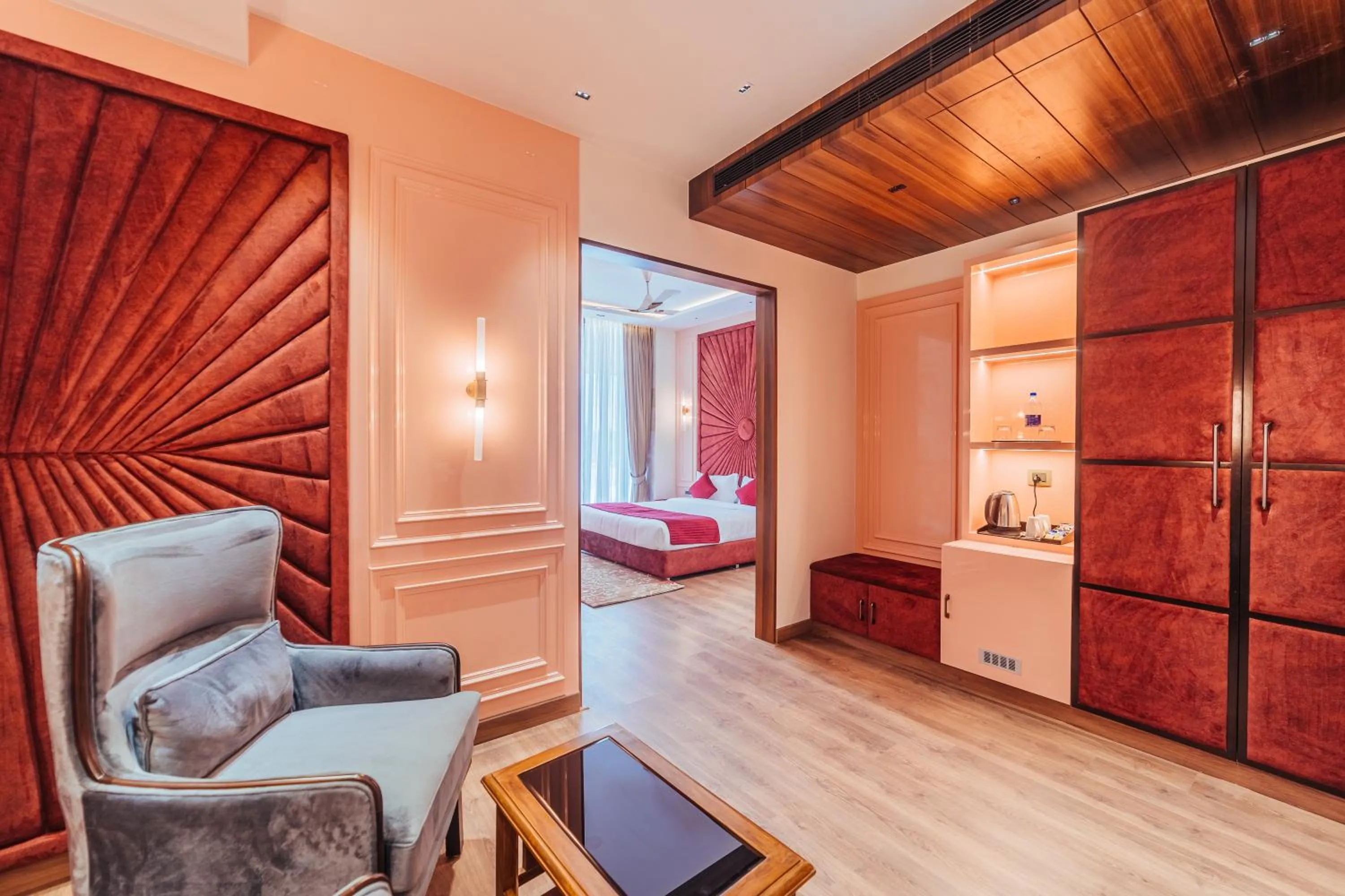 Bed in The Ramayana Hotel, Ayodhya