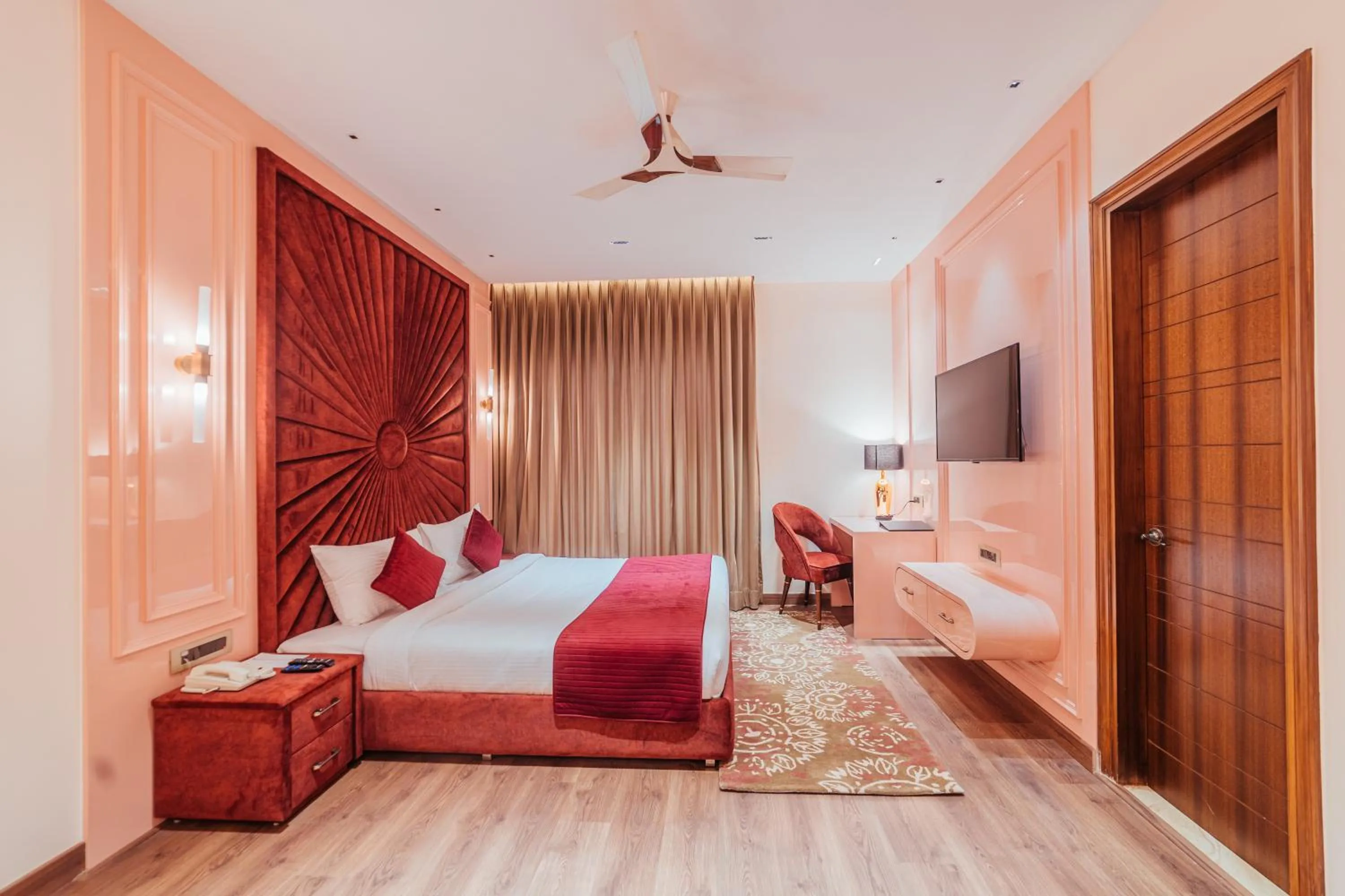 Bed in The Ramayana Hotel, Ayodhya