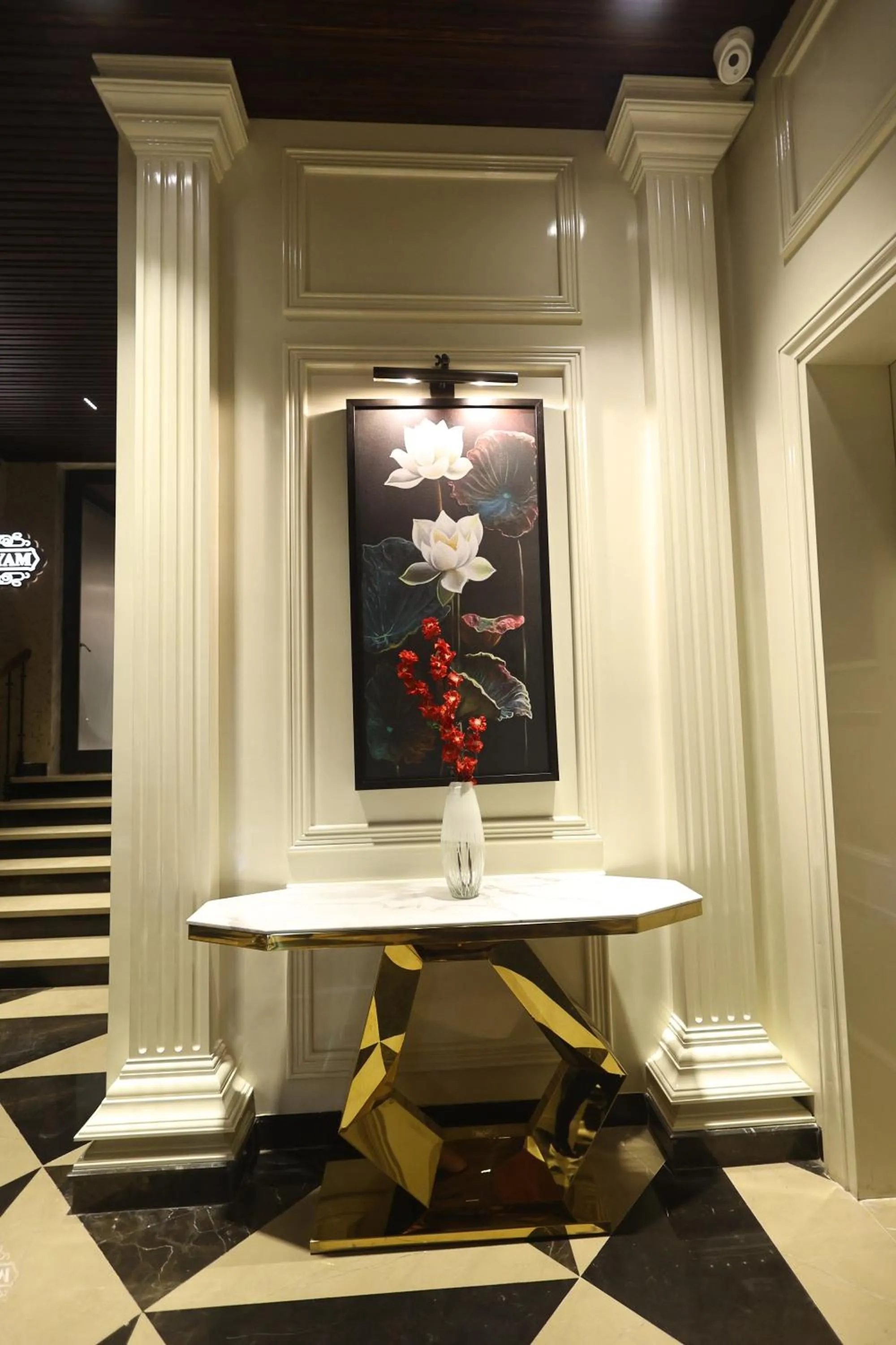 Decorative detail in The Ramayana Hotel, Ayodhya