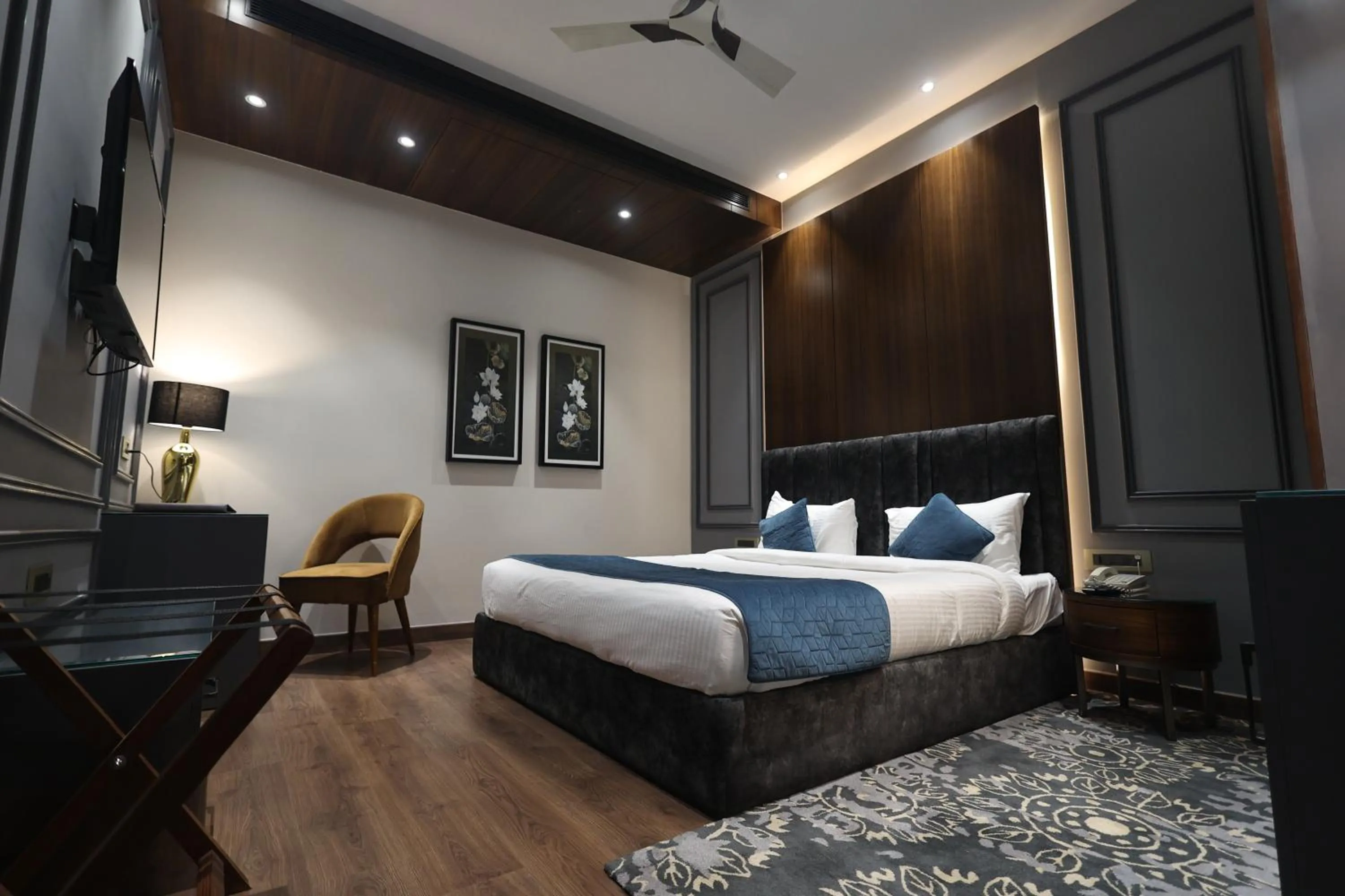 Bed in The Ramayana Hotel, Ayodhya