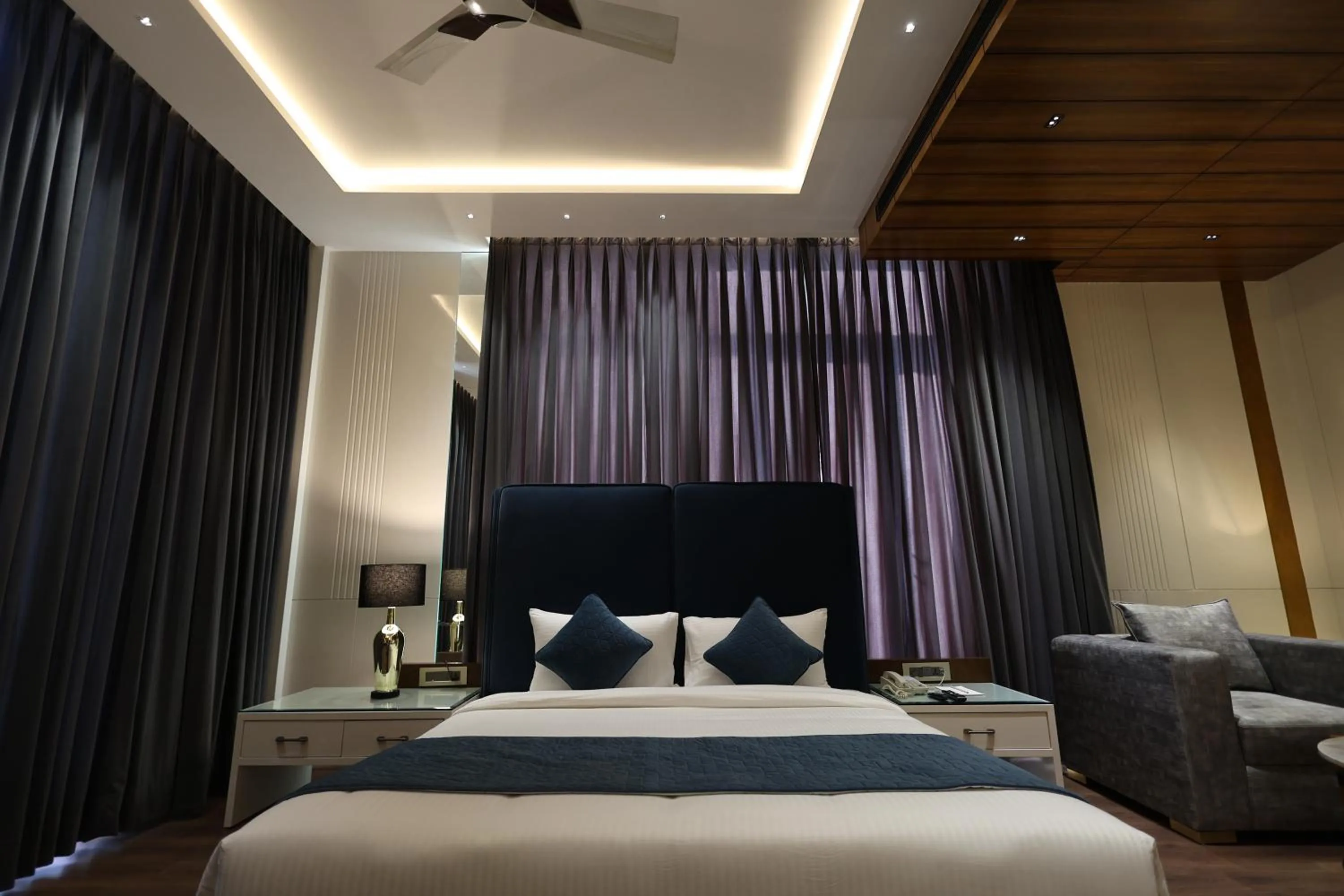 Bed in The Ramayana Hotel, Ayodhya