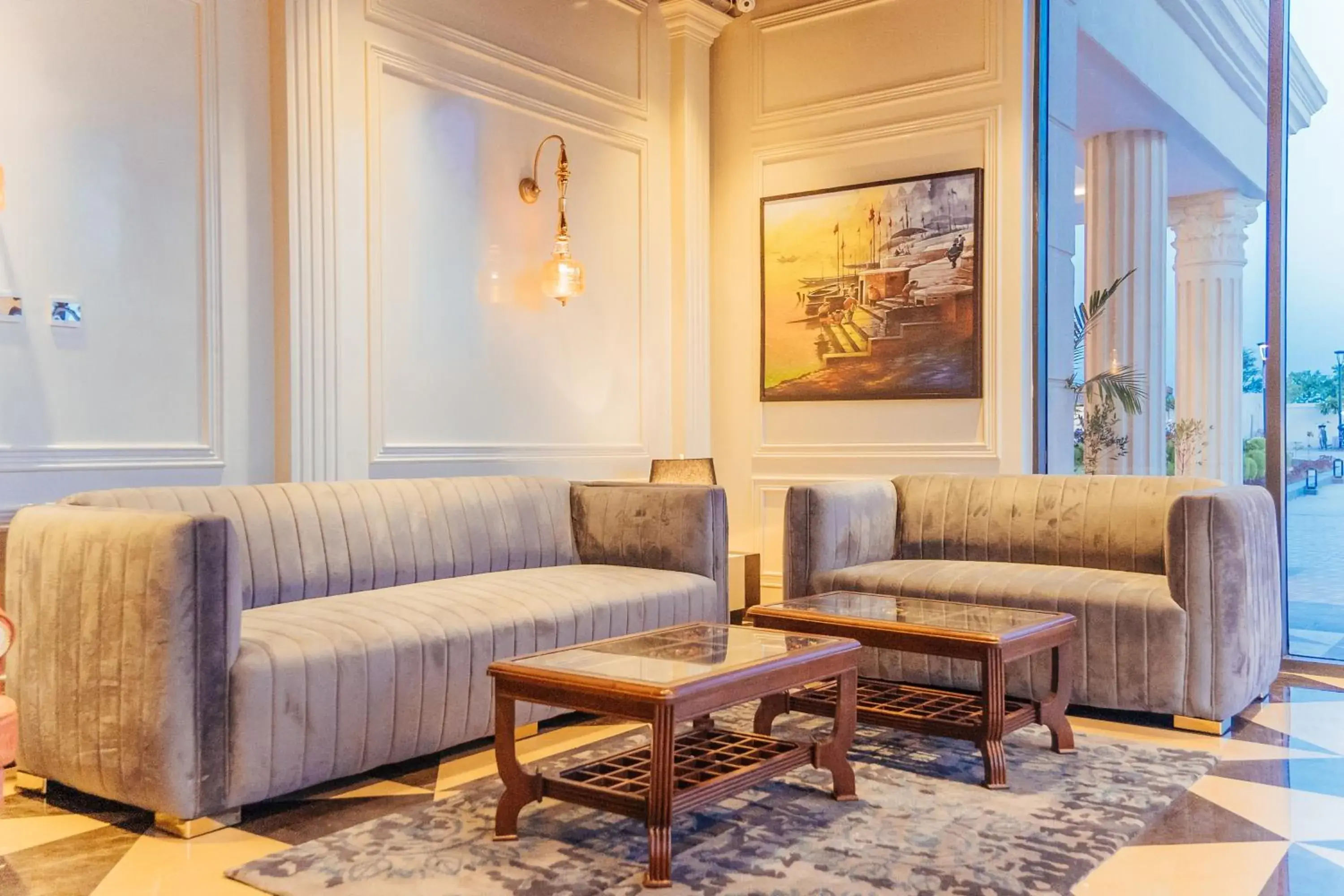 Lobby or reception in The Ramayana Hotel, Ayodhya Lobby or reception in The Ramayana Hotel, Ayodhya