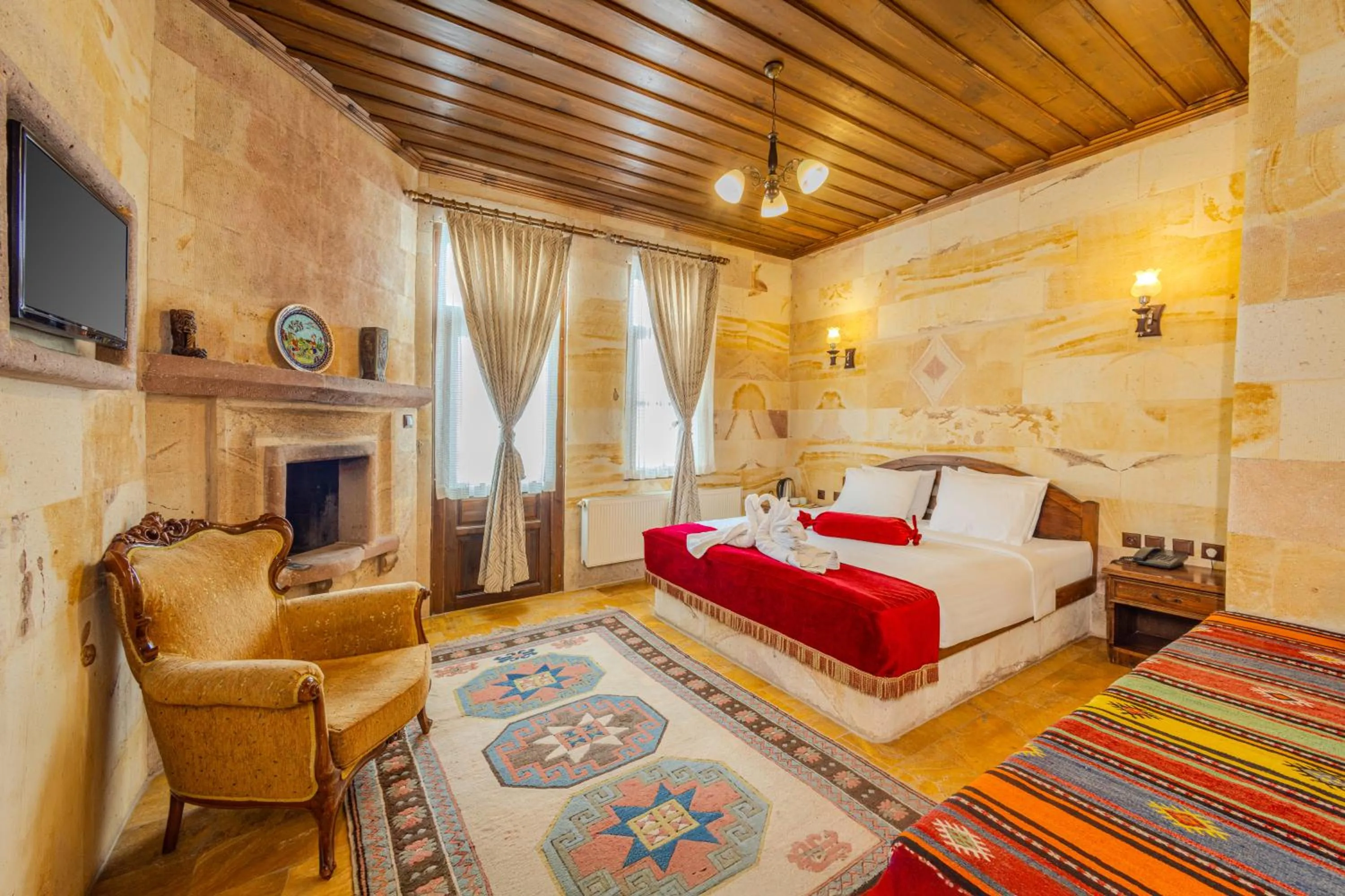 Bedroom in Akuzun Stone Hotel