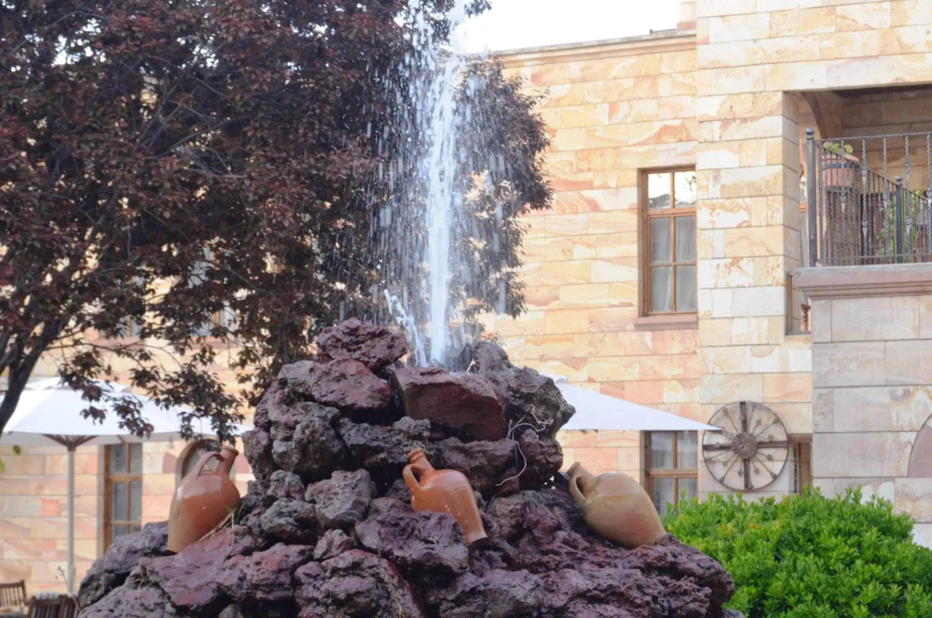 Garden view in Akuzun Stone Hotel Garden view in Akuzun Stone Hotel
