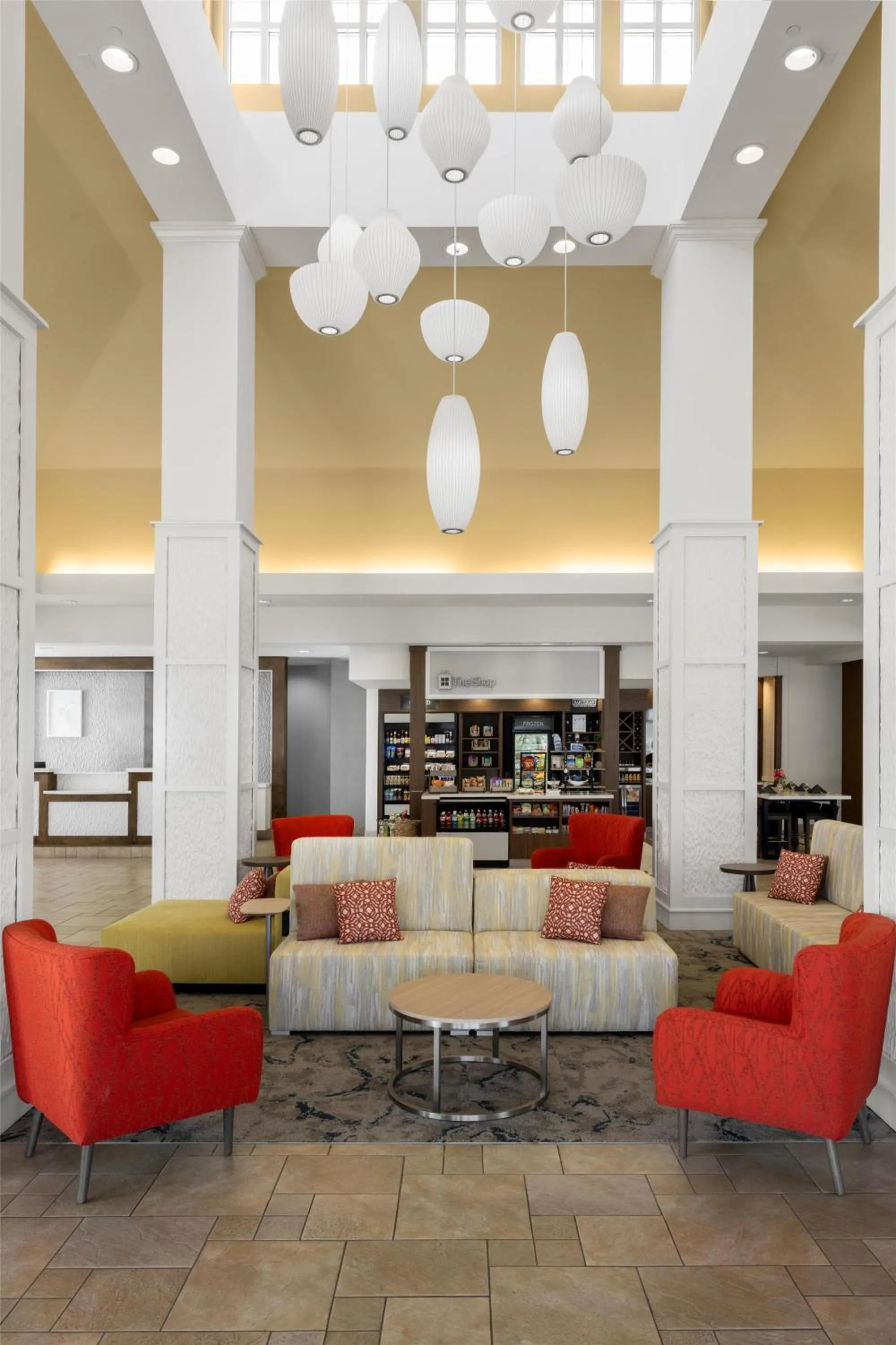 Lobby or reception in Hilton Garden Inn Pascagoula