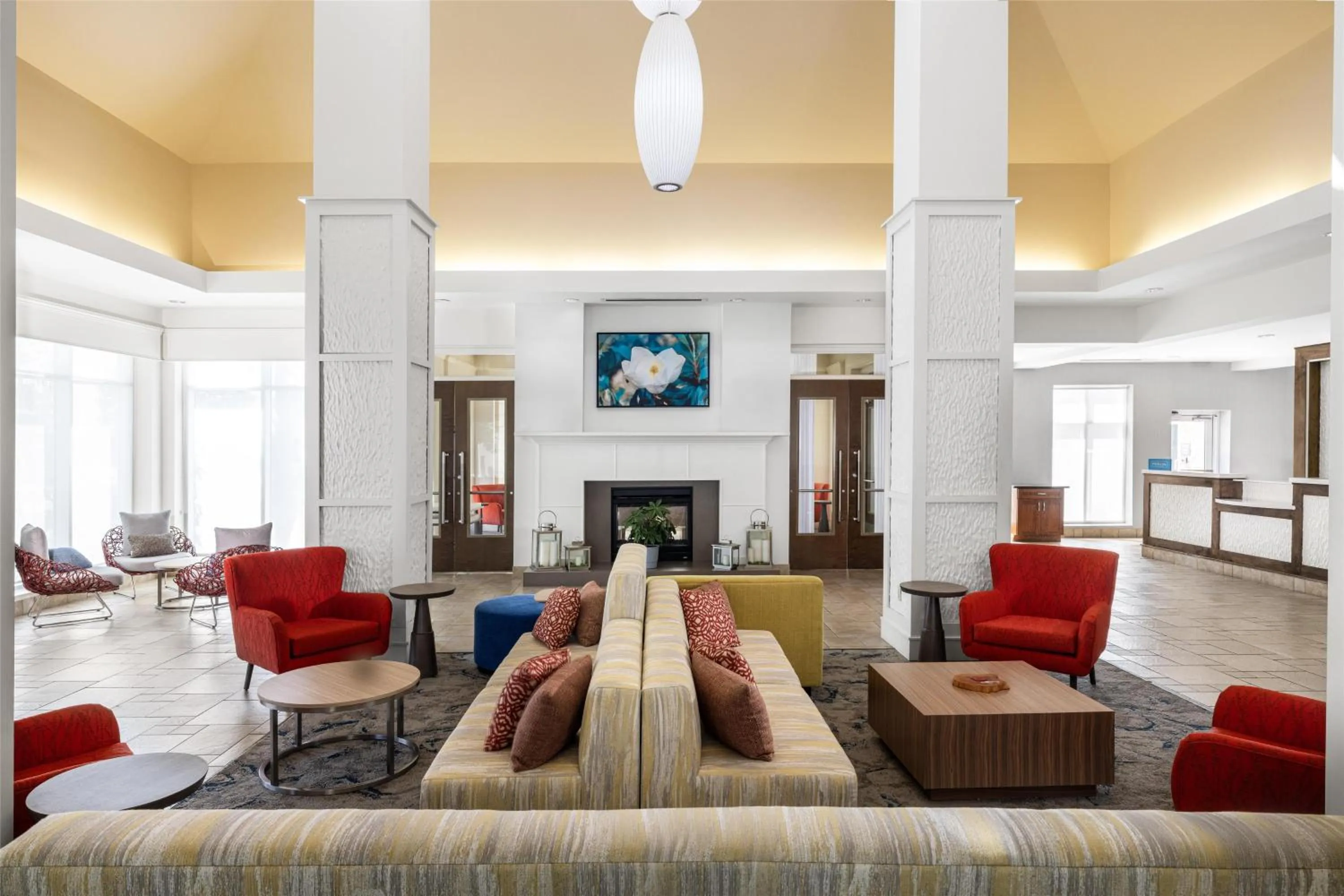 Lobby or reception in Hilton Garden Inn Pascagoula