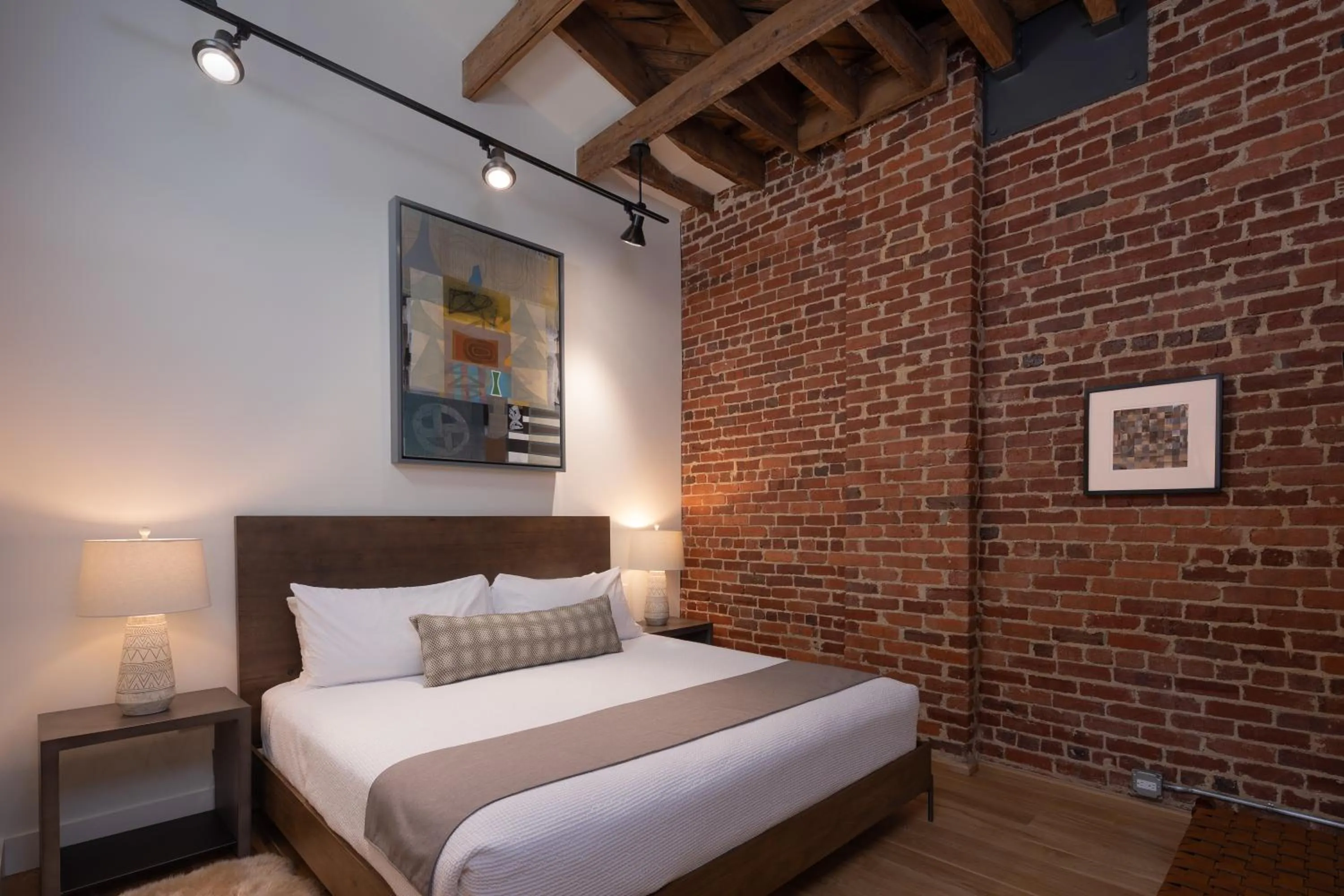 Bedroom, Bed in Elevation Lofts Hotel